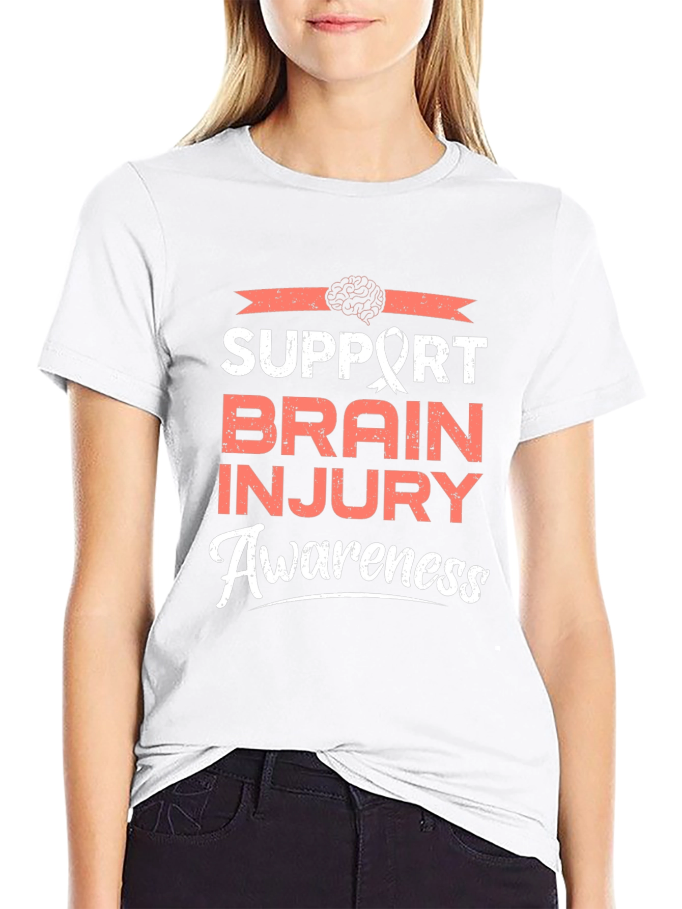 Support Brain Injury Awareness Graphic Tee