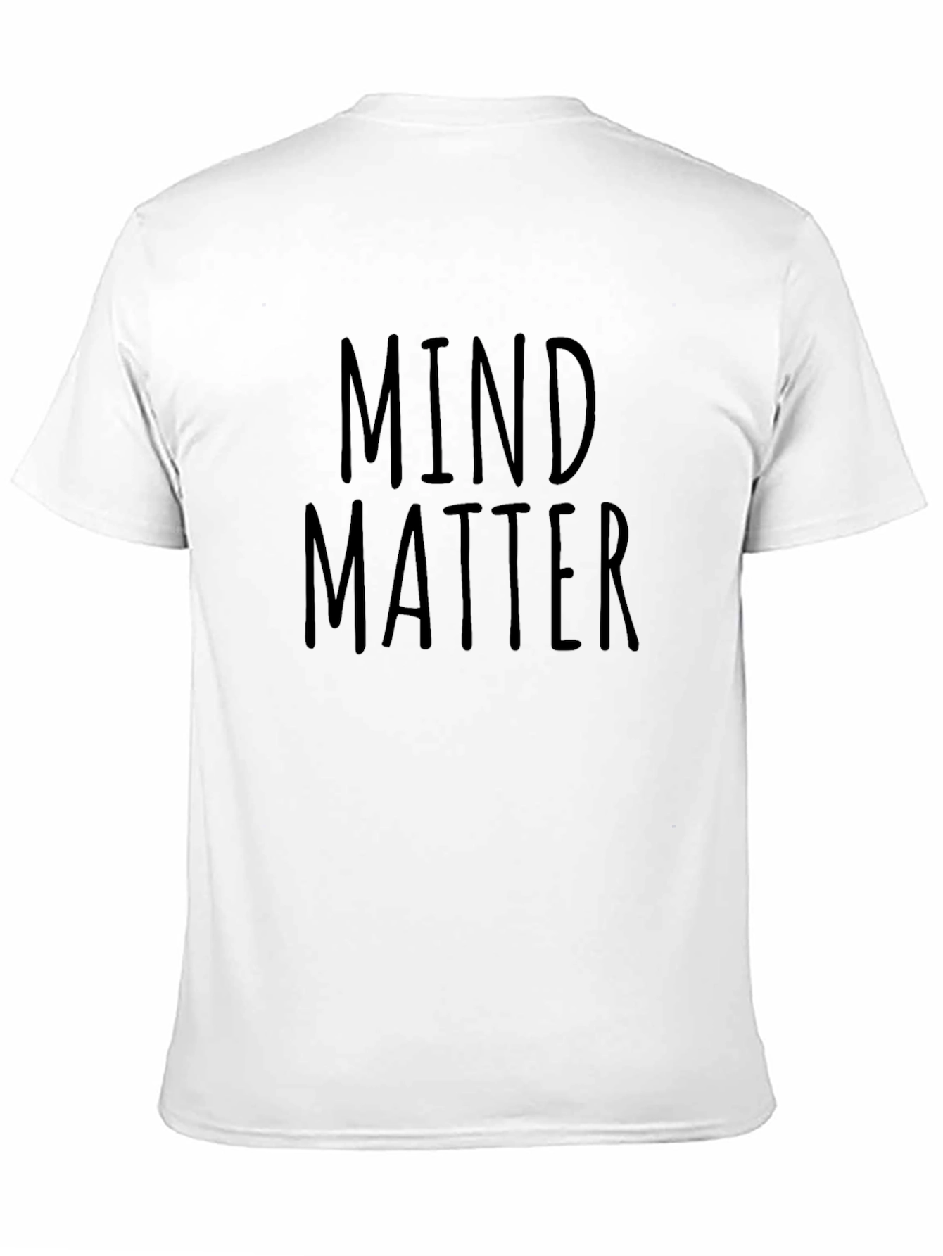 Mind Matter Black Graphic Tee - Soft Cotton Blend