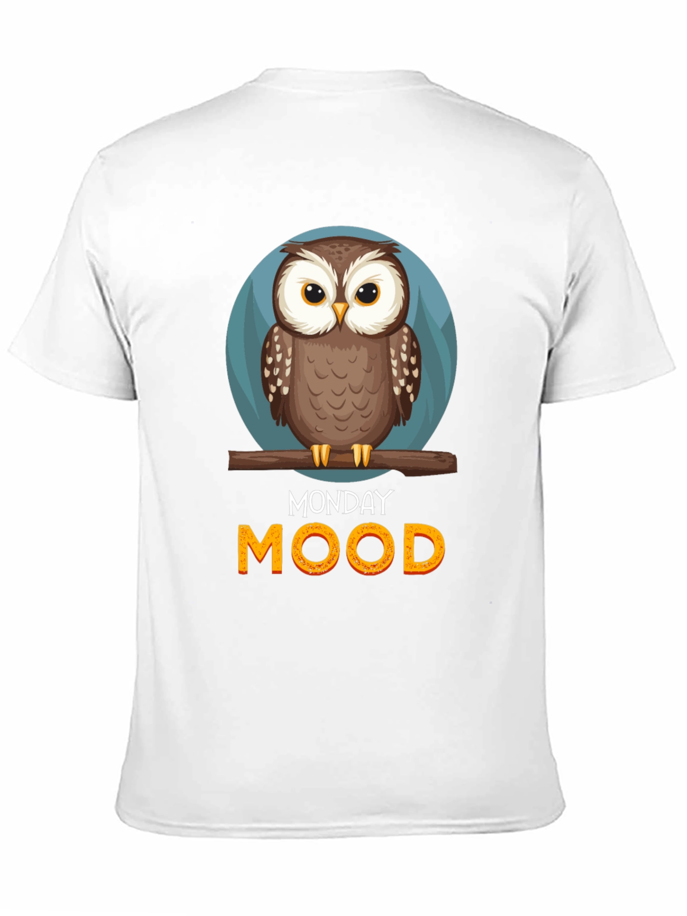 Monday Mood Owl Graphic T-Shirt