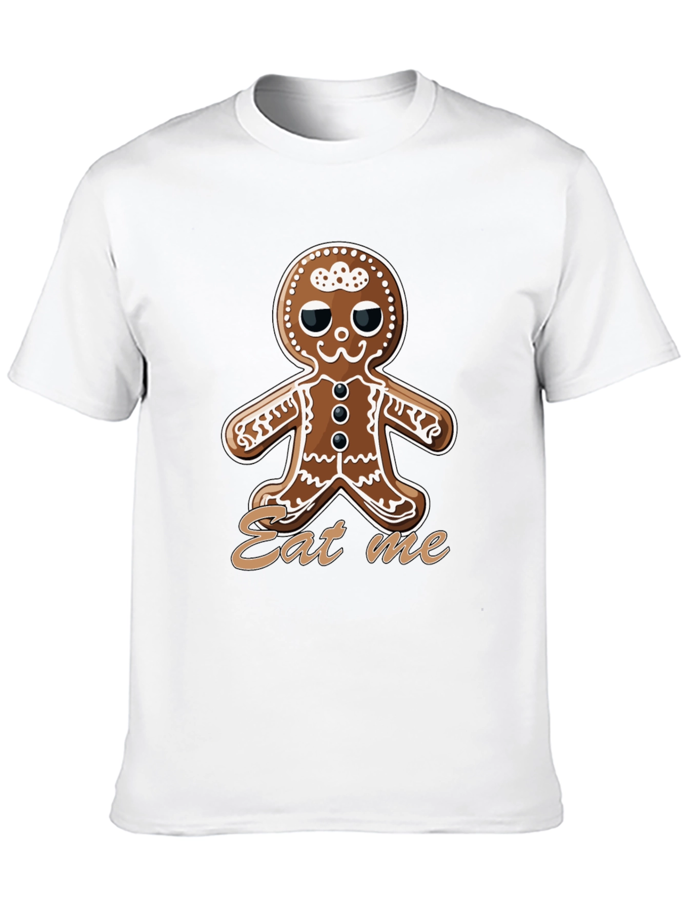 Gingerbread Man Eat Me T-Shirt - Holiday Graphic Tee