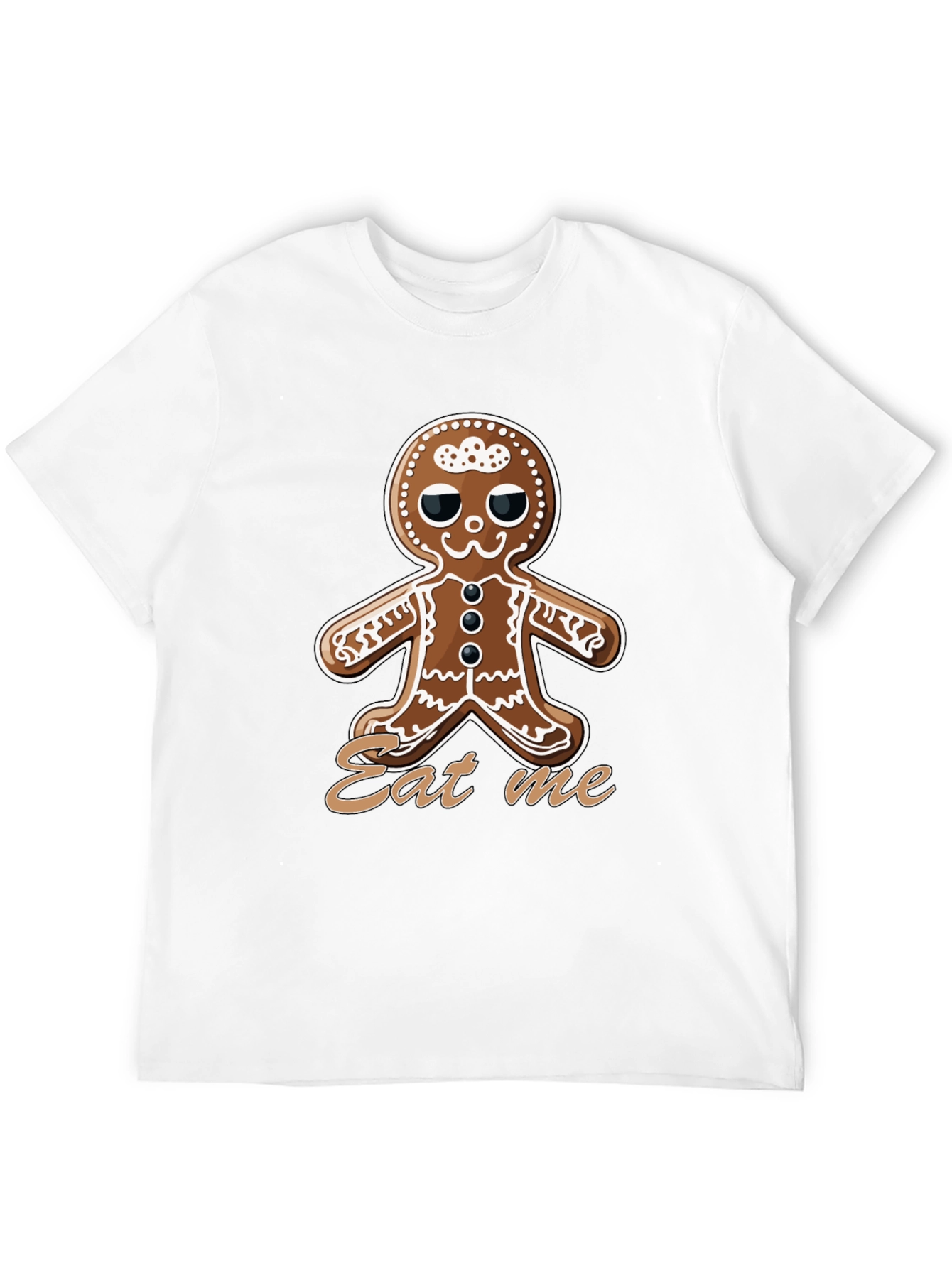 Gingerbread Man Eat Me T-Shirt - Holiday Graphic Tee