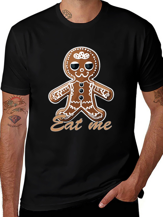 Gingerbread Man Eat Me T-Shirt - Holiday Graphic Tee