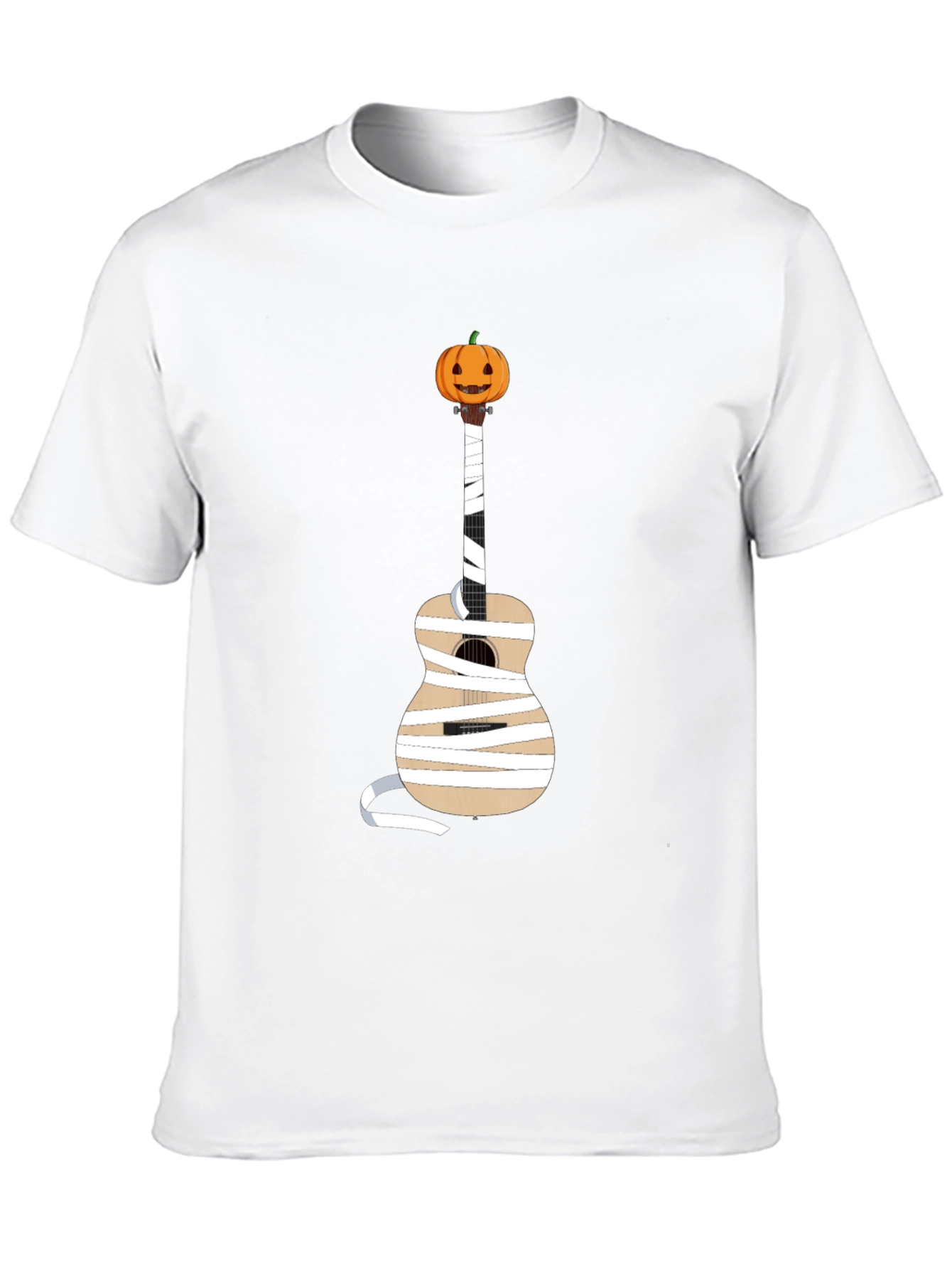 Halloween Mummy Guitar T-Shirt