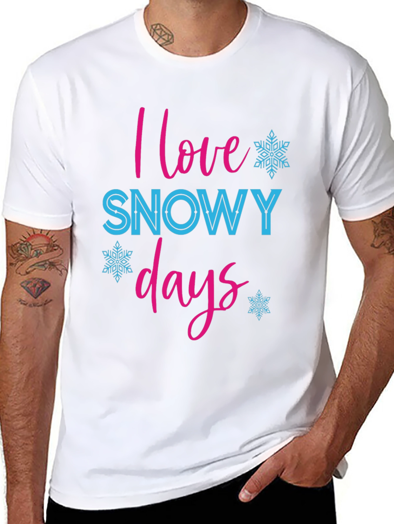 I Love Snowy Days Graphic Tee
