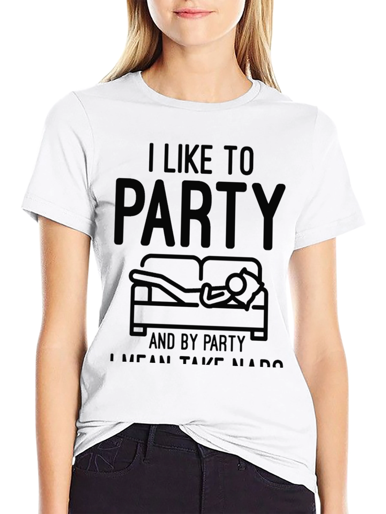 I Like to Party Napping T-Shirt
