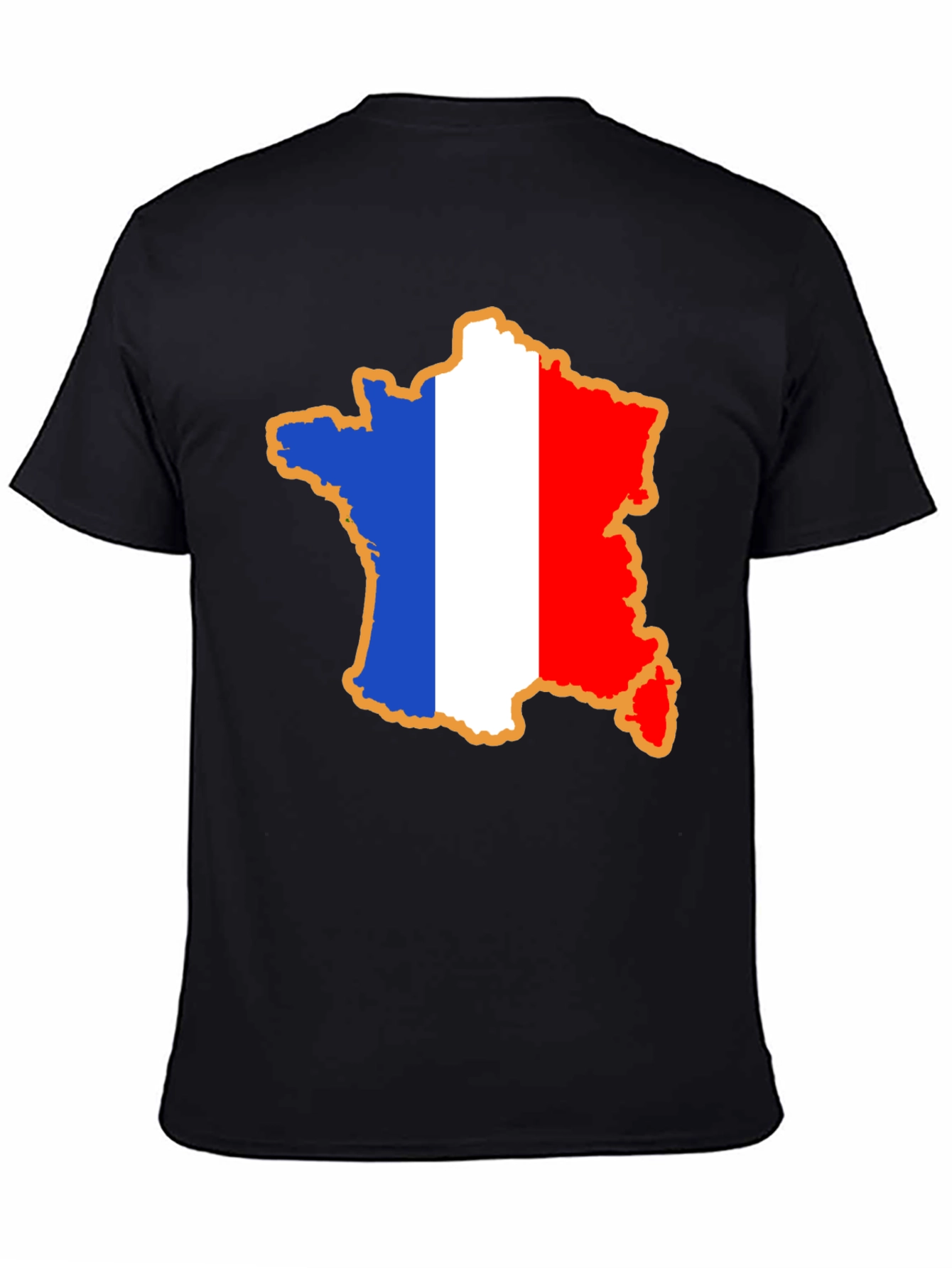 France Flag Map T-Shirt