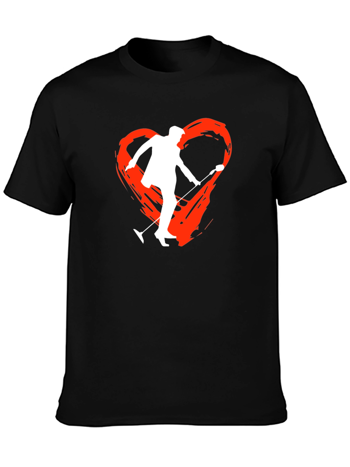 Elvis Presley Heart T-Shirt - Black