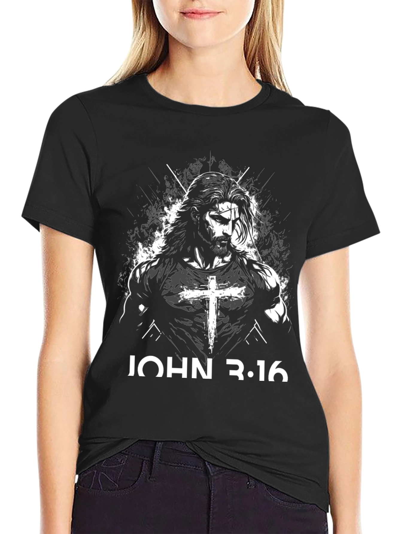John 3:16 Christian Graphic T-Shirt