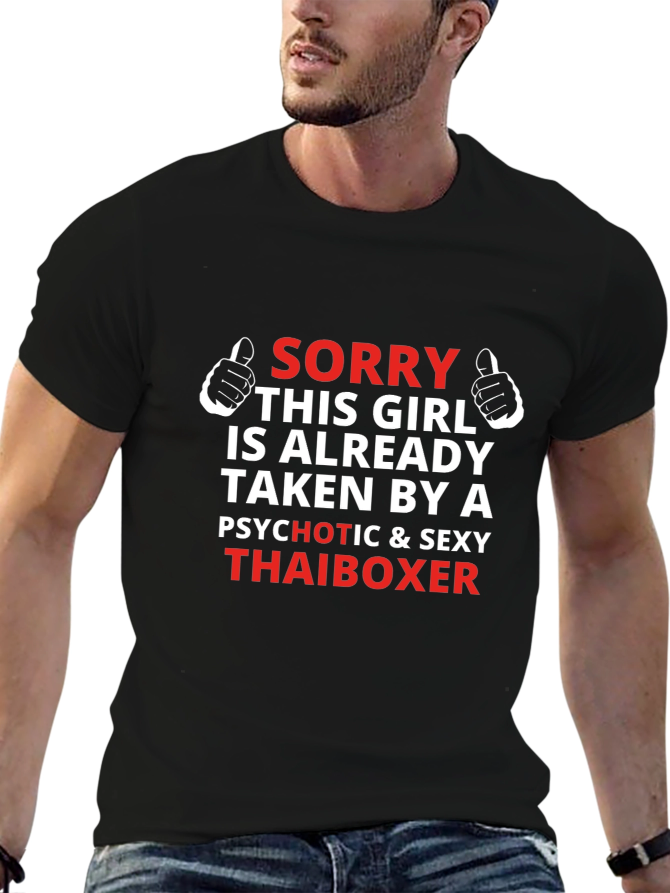 Taken By A Sexy Thai Boxer - Novelty T-Shirt