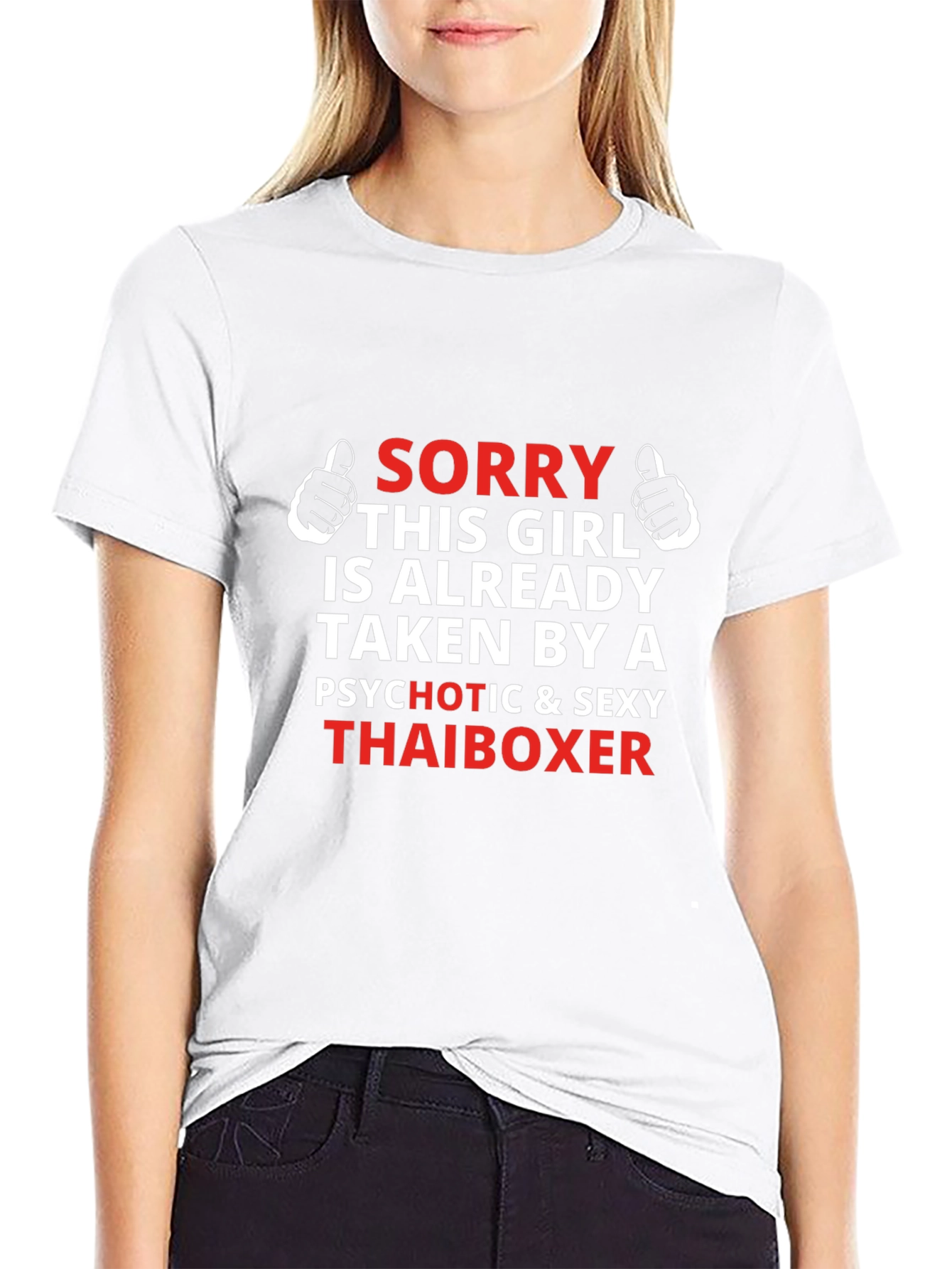 Taken By A Sexy Thai Boxer - Novelty T-Shirt
