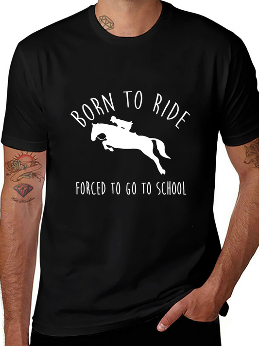 Born to Ride T-Shirt - Equestrian Lover Tee