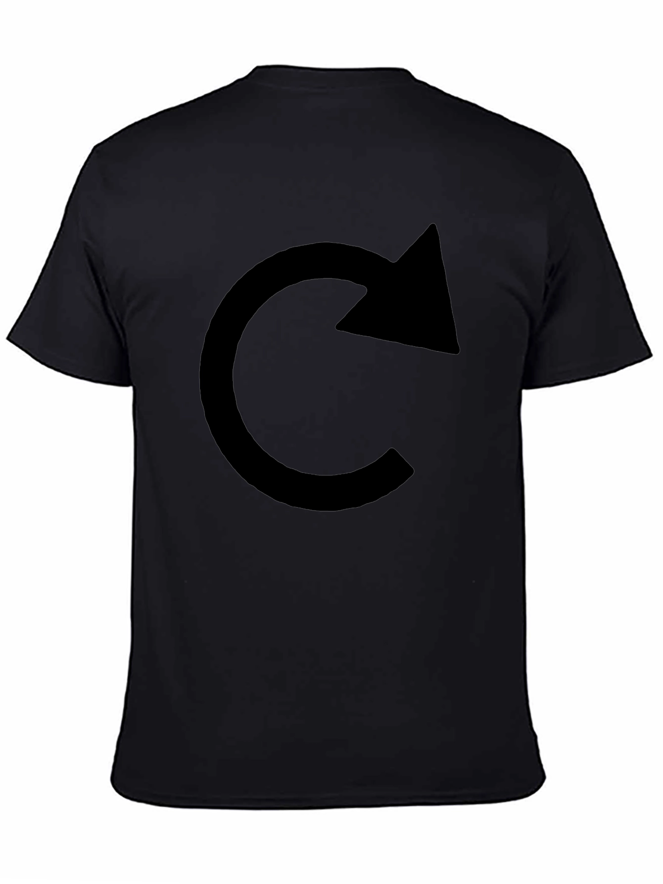 Black Arrow Circle Graphic Tee