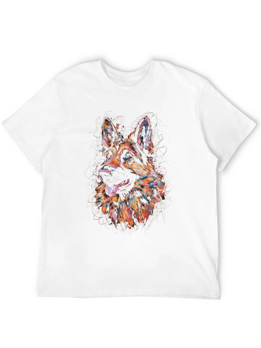 German Shepherd Art Graphic Tee