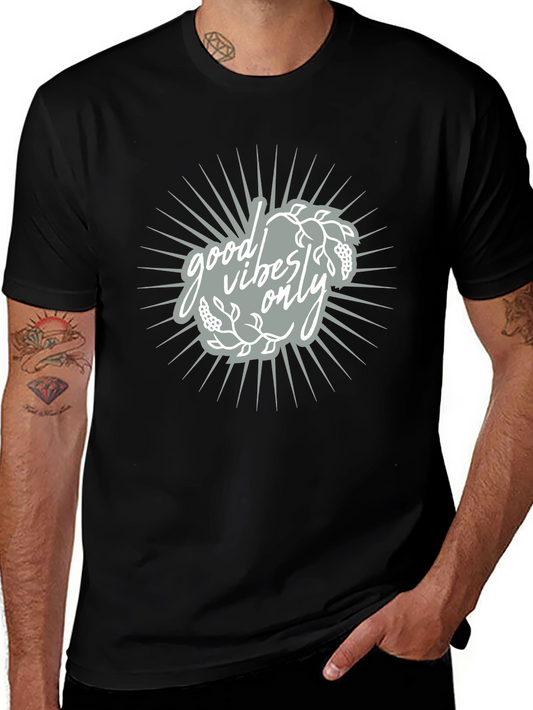 Good Vibes Only Black Graphic Tee