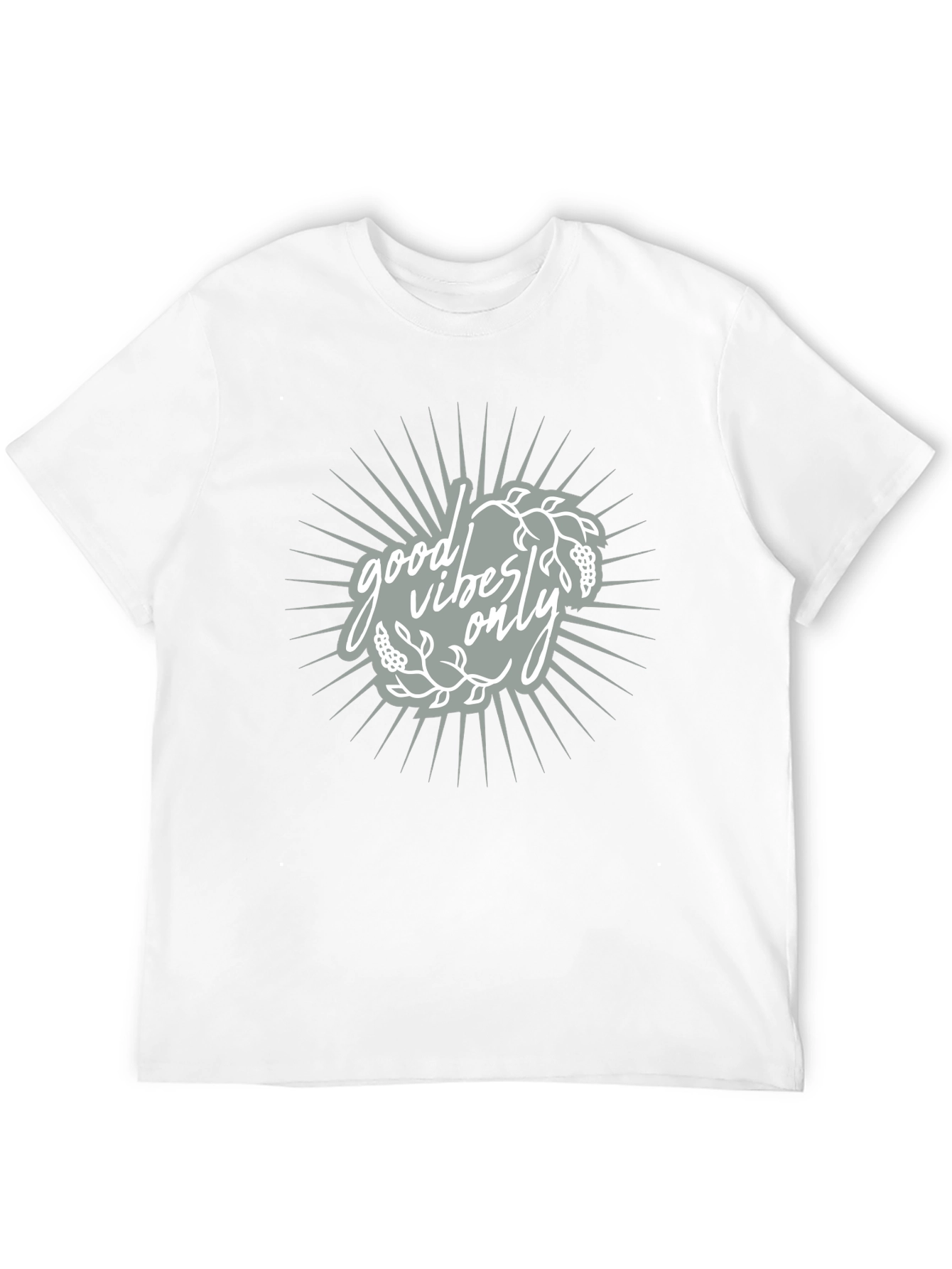 Good Vibes Only Black Graphic Tee