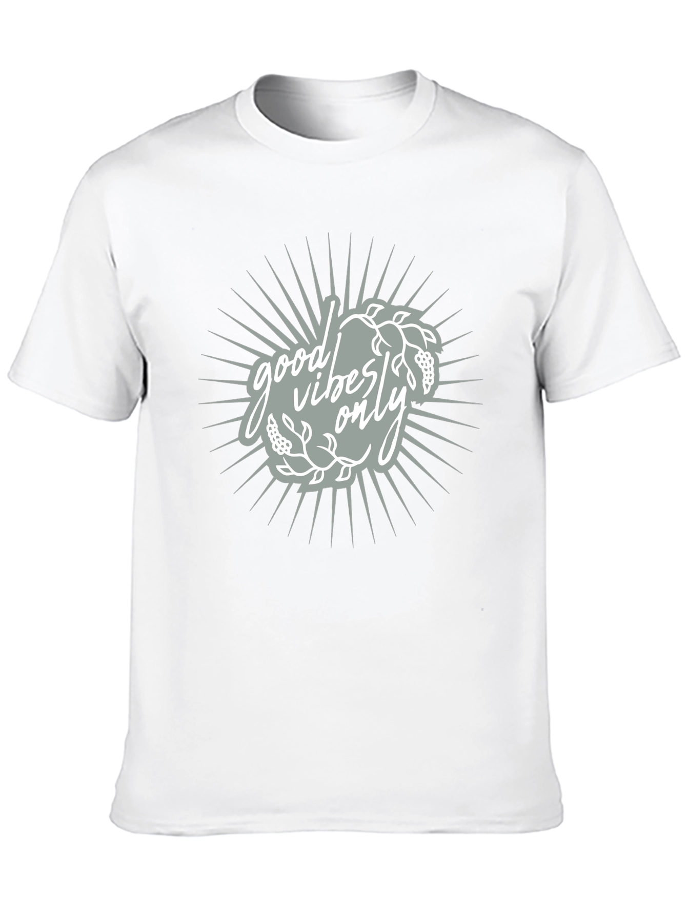 Good Vibes Only Black Graphic Tee
