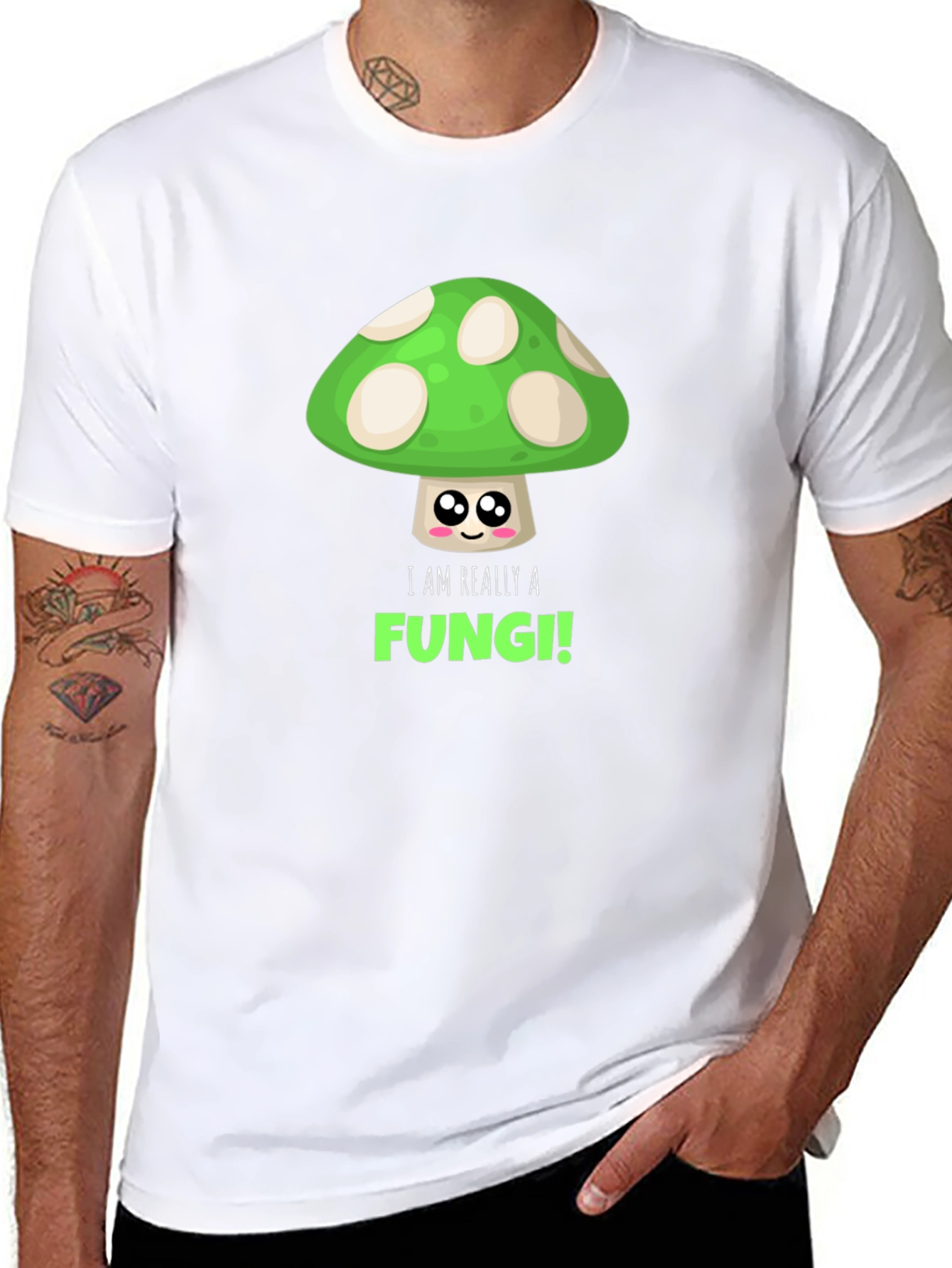 Funny Fungi T-Shirt -  Cute Mushroom Design