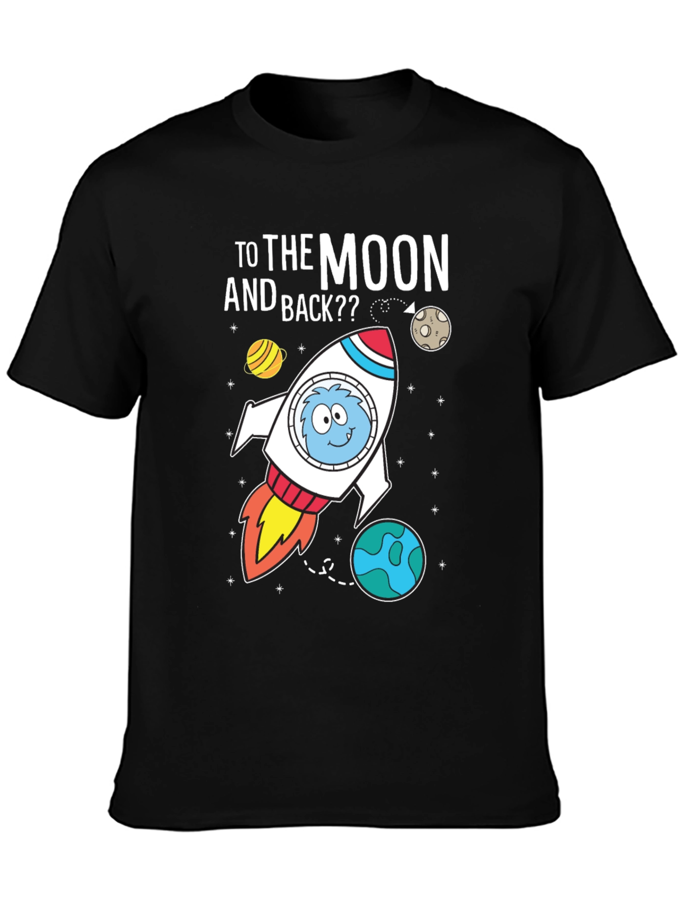 To The Moon and Back Graphic T-Shirt