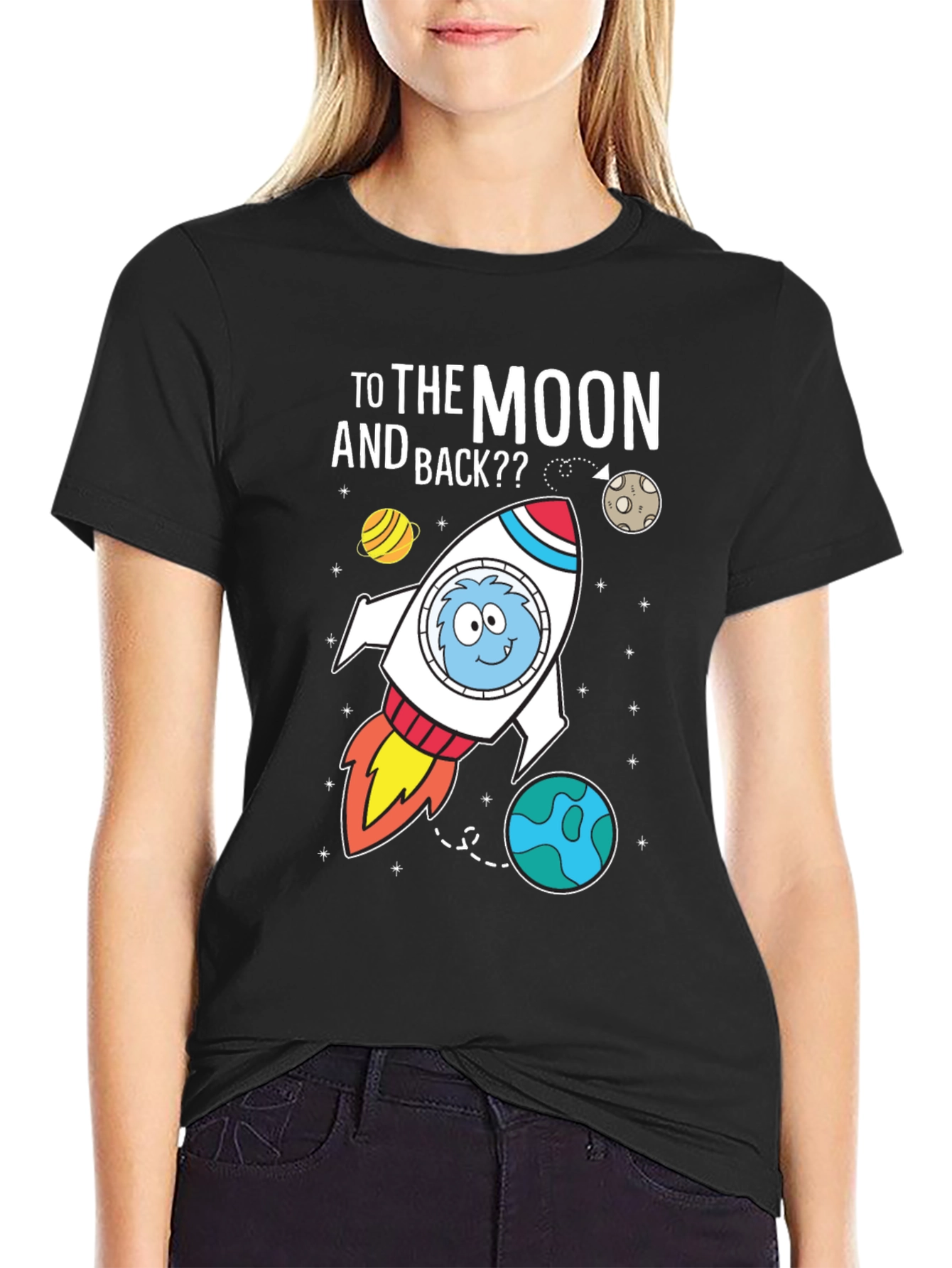To The Moon and Back Graphic T-Shirt