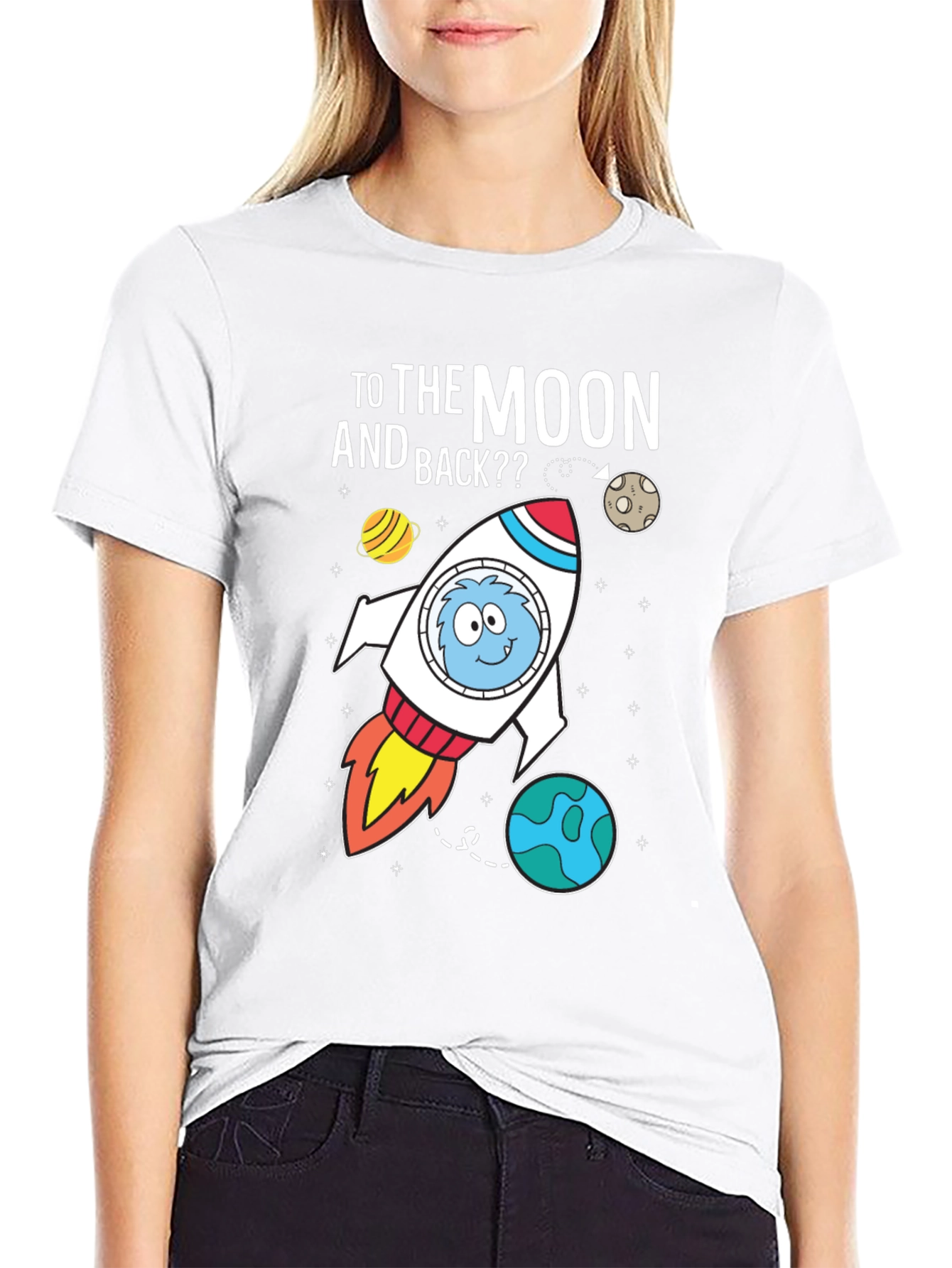 To The Moon and Back Graphic T-Shirt