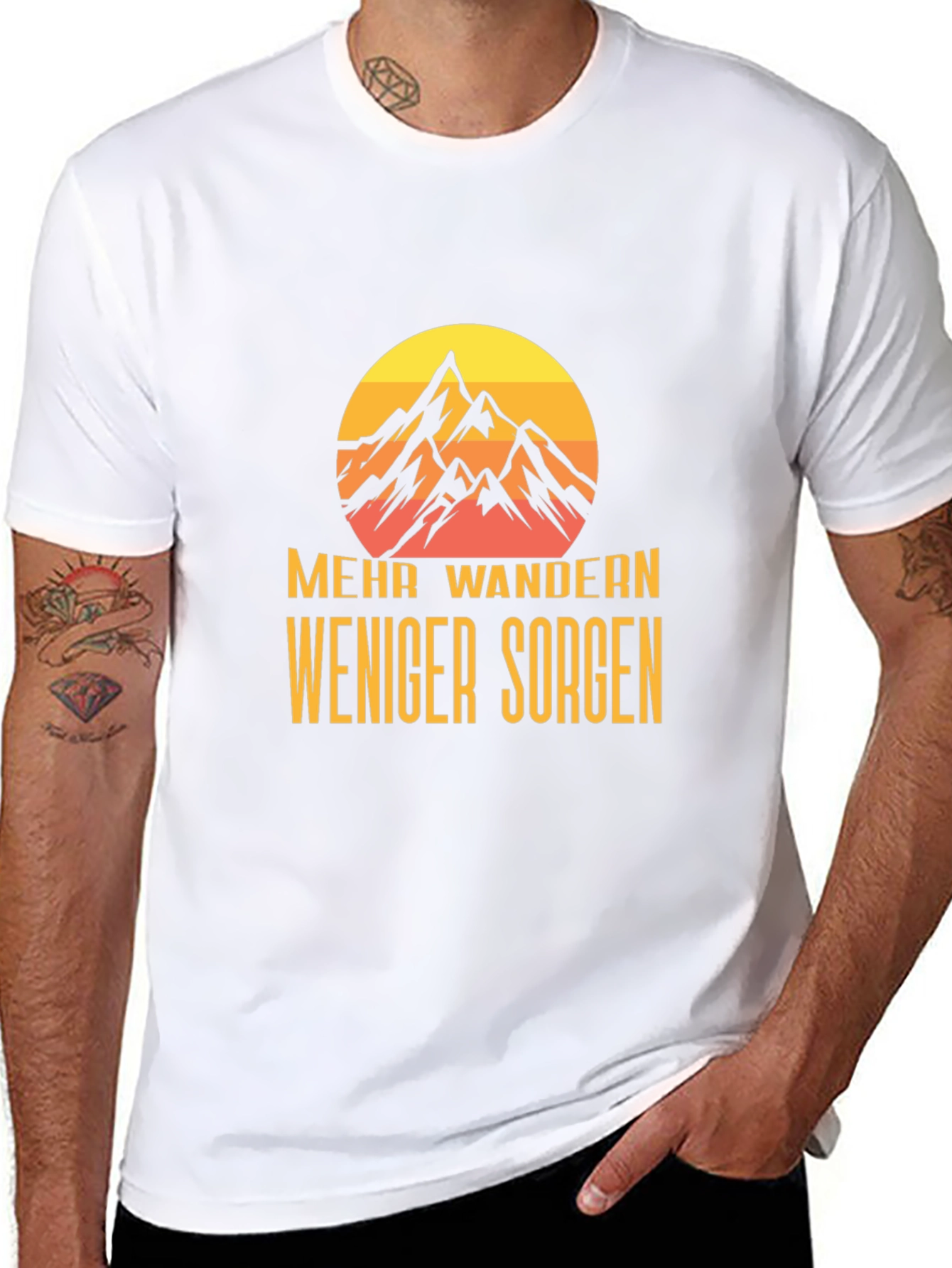 Mehr Wandern Weniger Sorgen Graphic Tee