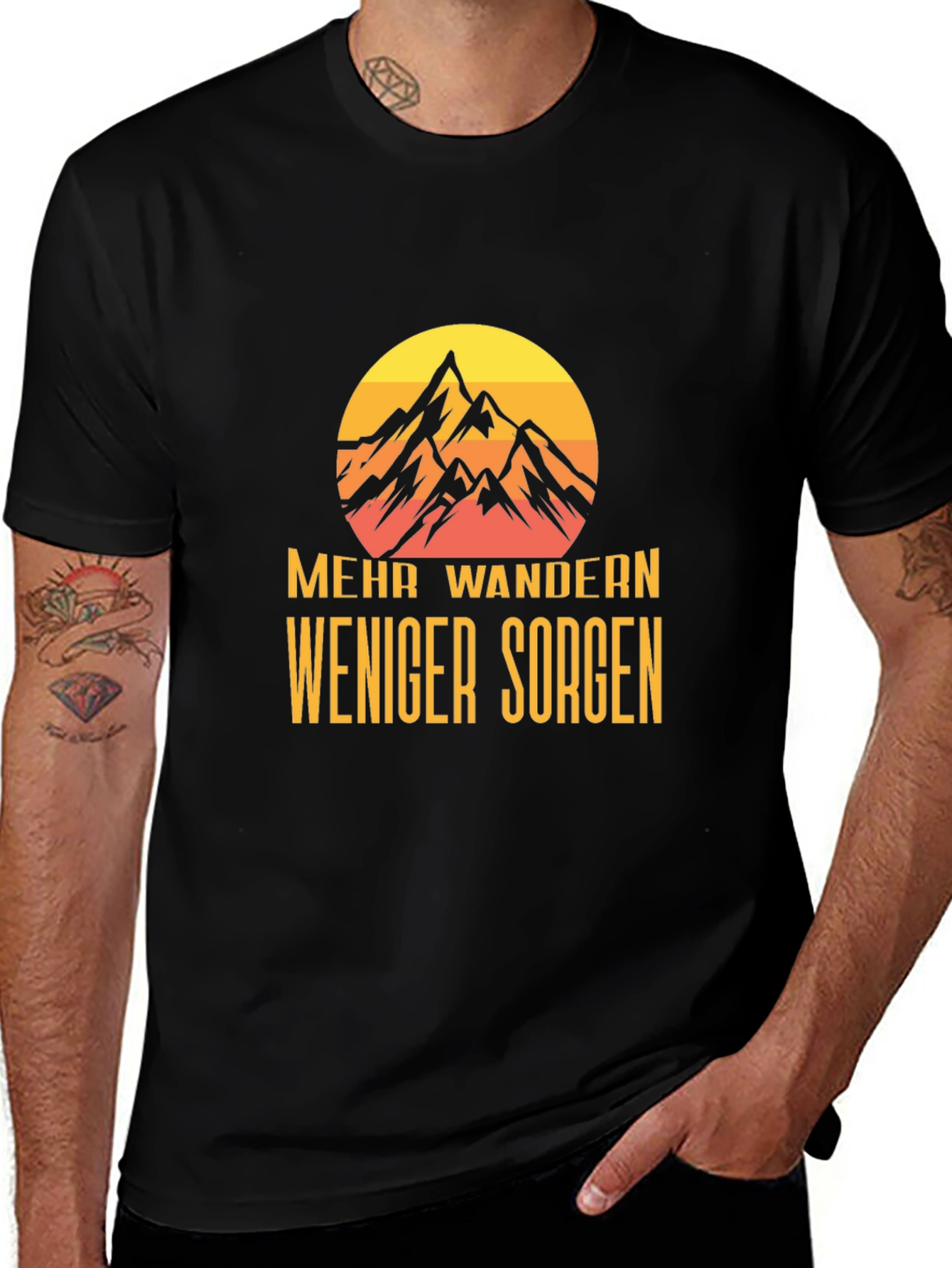 Mehr Wandern Weniger Sorgen Graphic Tee