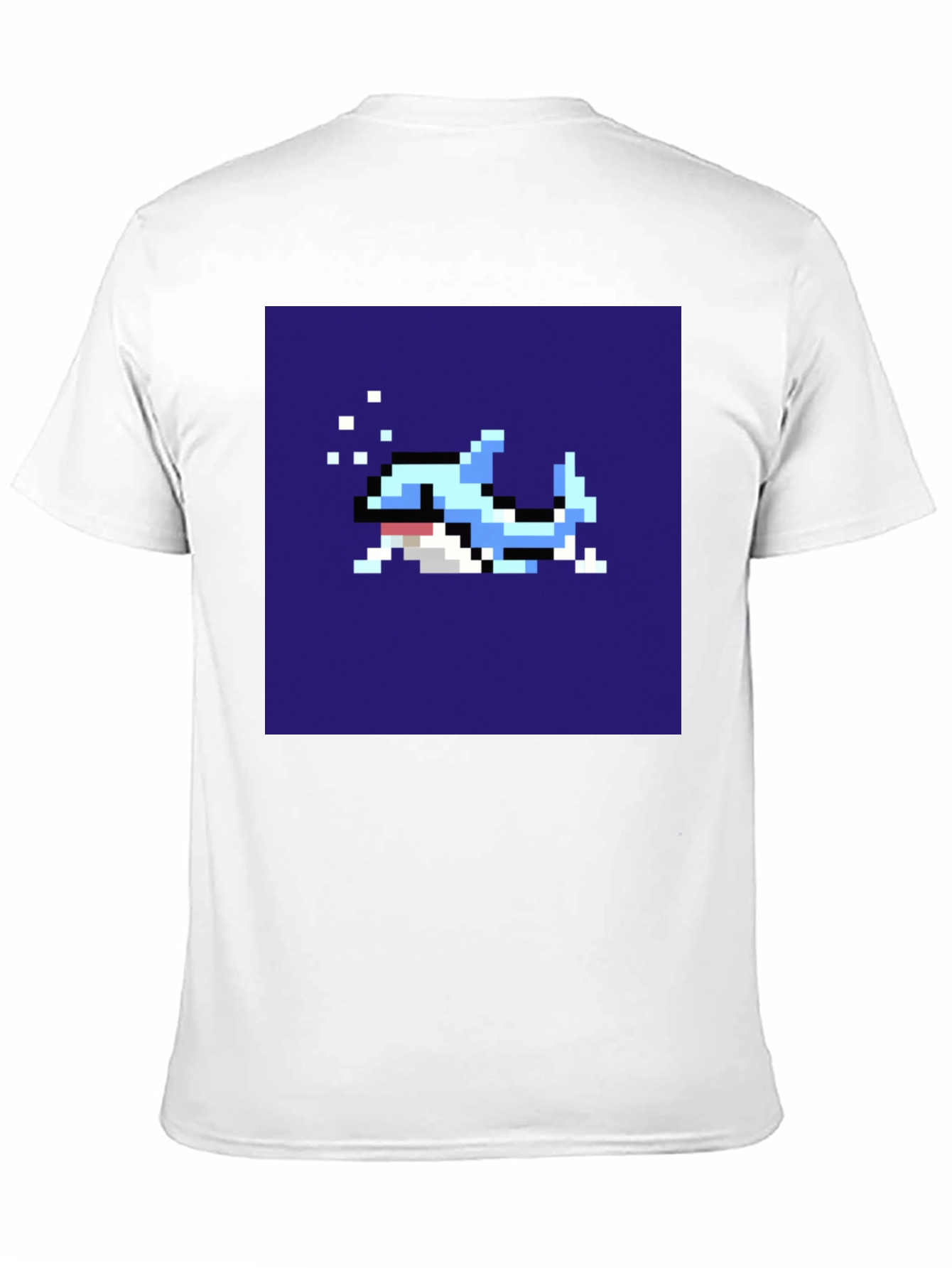 Pixel Art Shark T-Shirt - Retro Gaming Tee