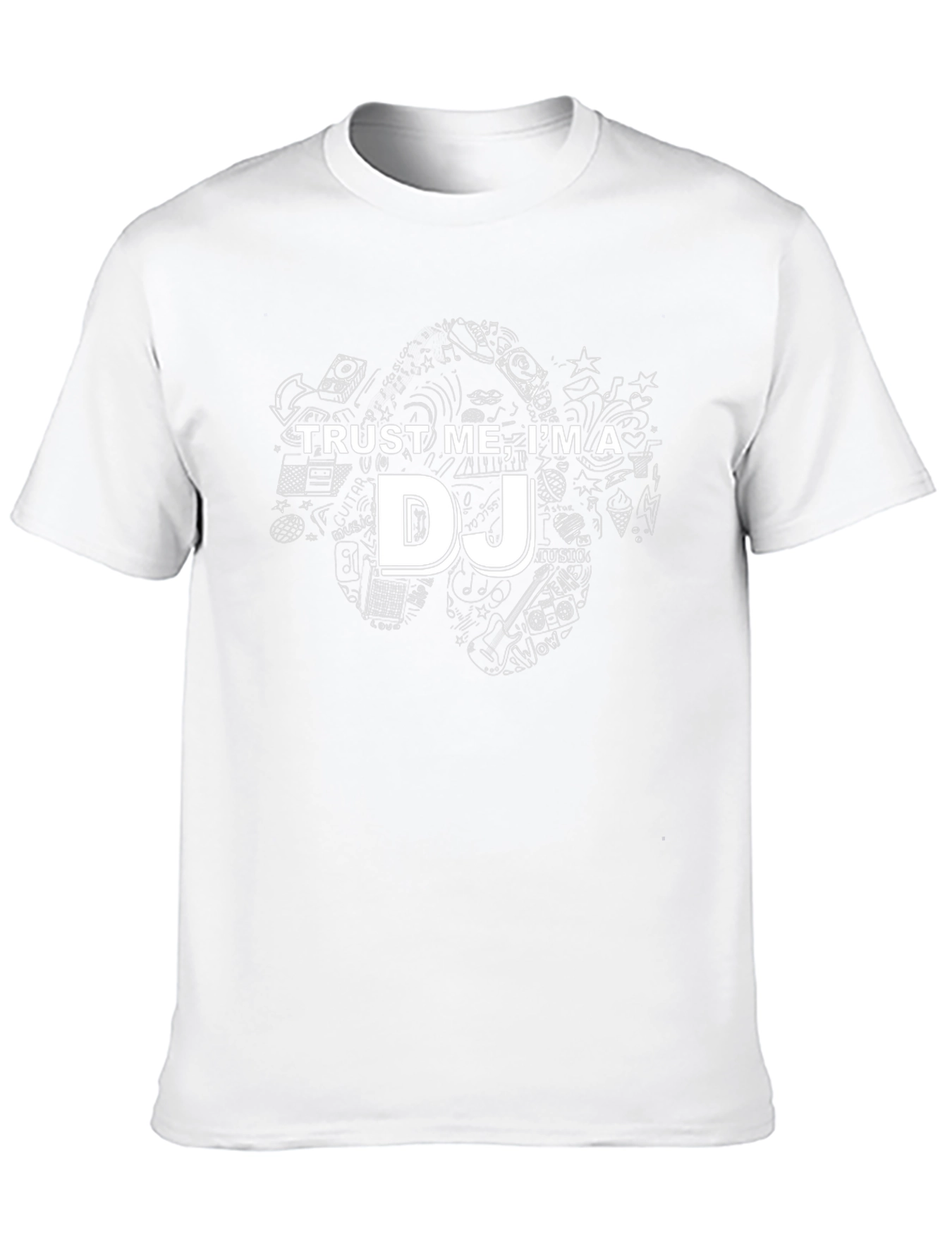 Trust Me Im a DJ Black Graphic Tee