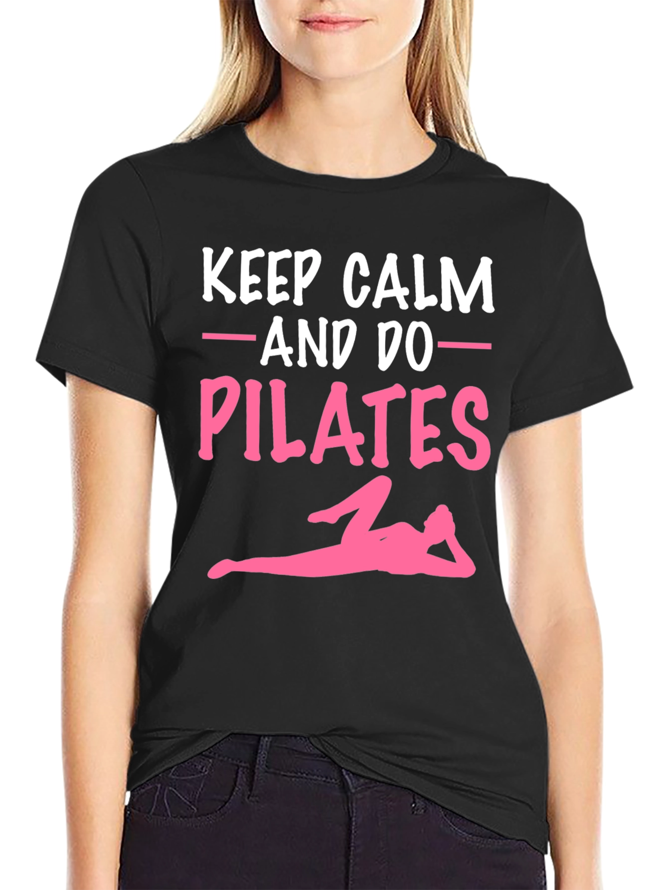Keep Calm & Do Pilates Graphic Tee