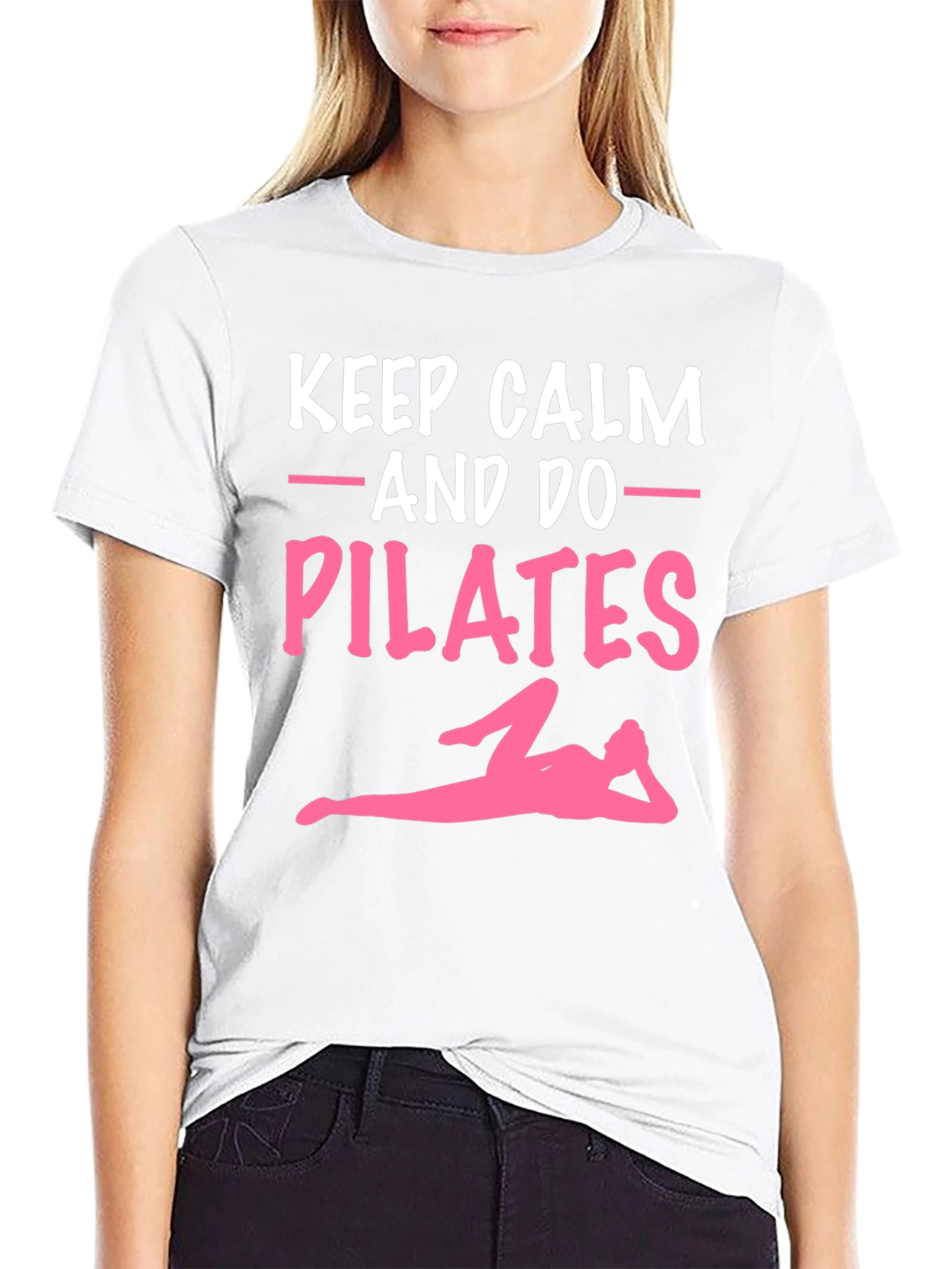 Keep Calm & Do Pilates Graphic Tee