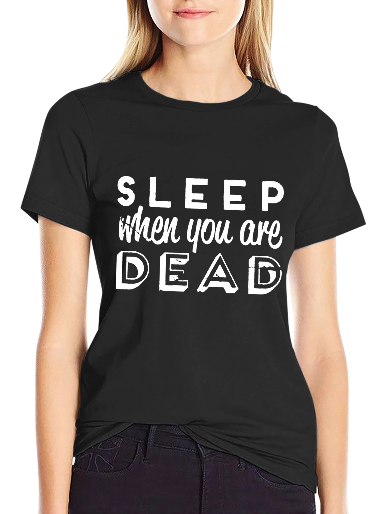 Sleep When You Are Dead Graphic Tee