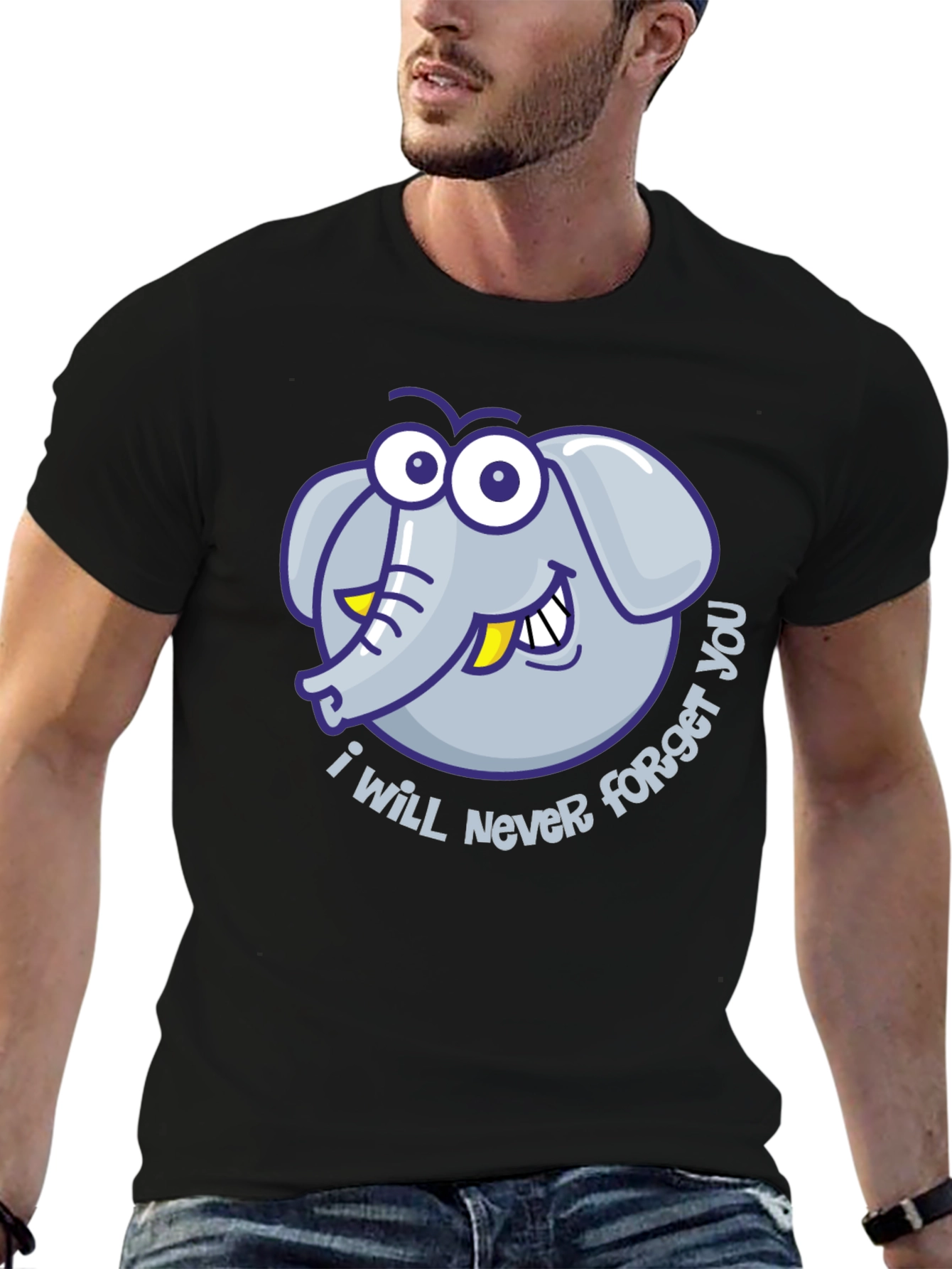 I Will Never Forget You Elephant Graphic Tee
