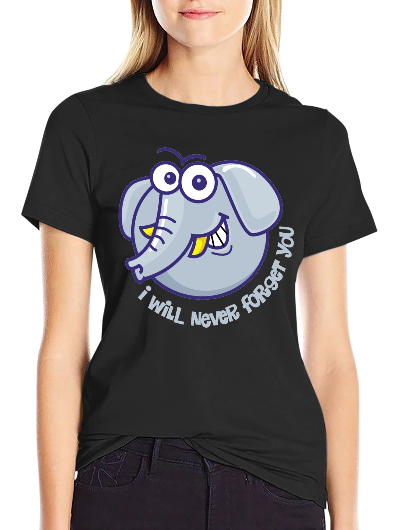 I Will Never Forget You Elephant Graphic Tee