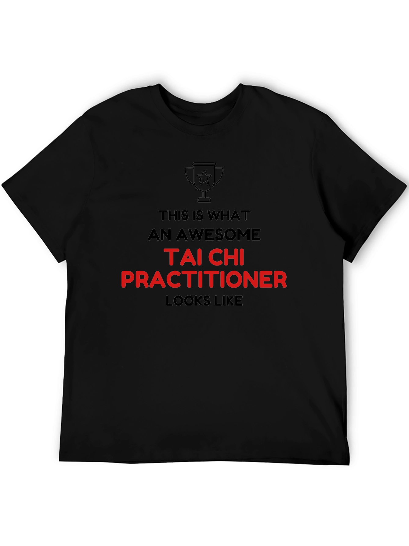 Awesome Tai Chi Practitioner Graphic Tee - Black
