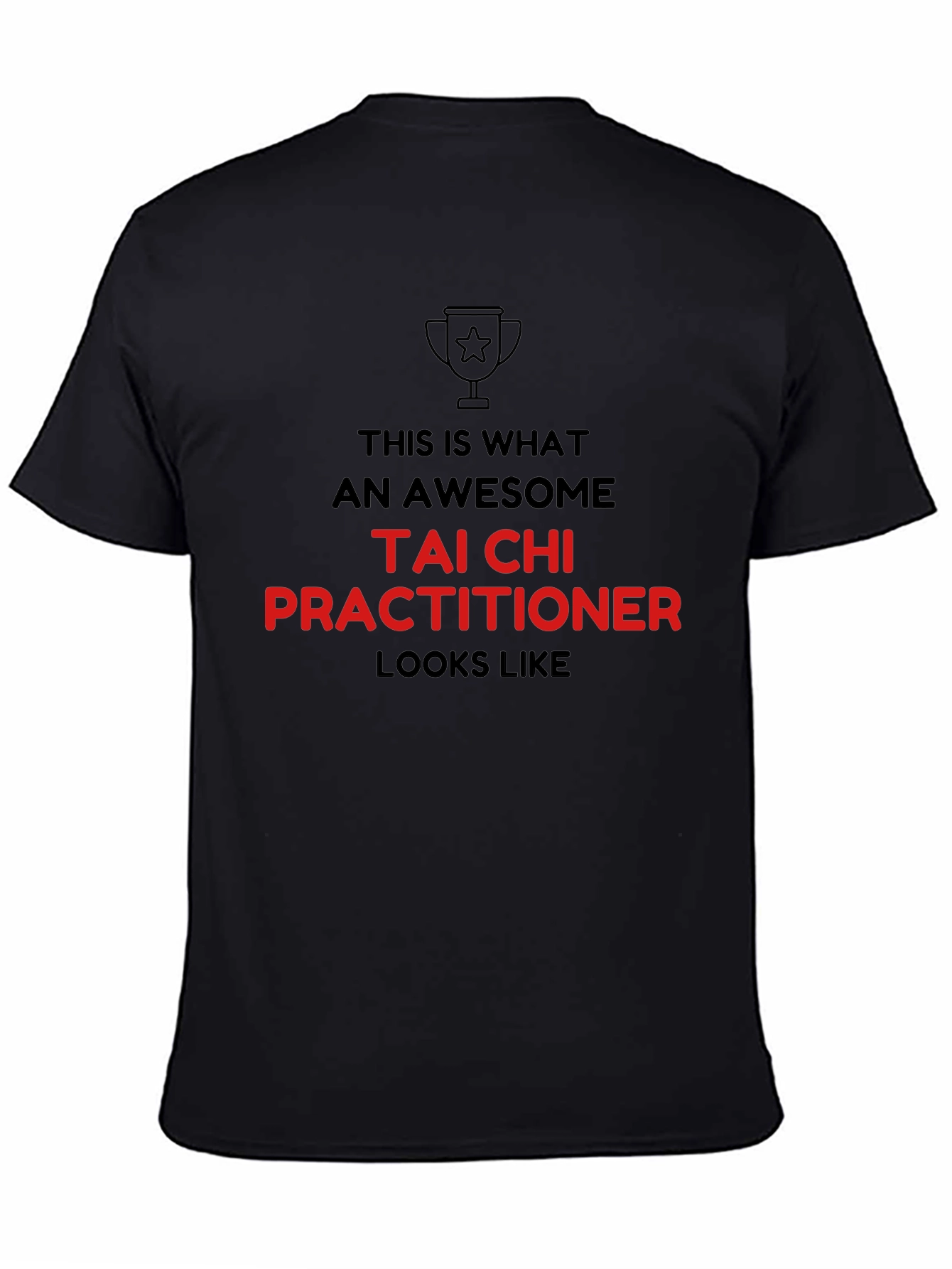 Awesome Tai Chi Practitioner Graphic Tee - Black