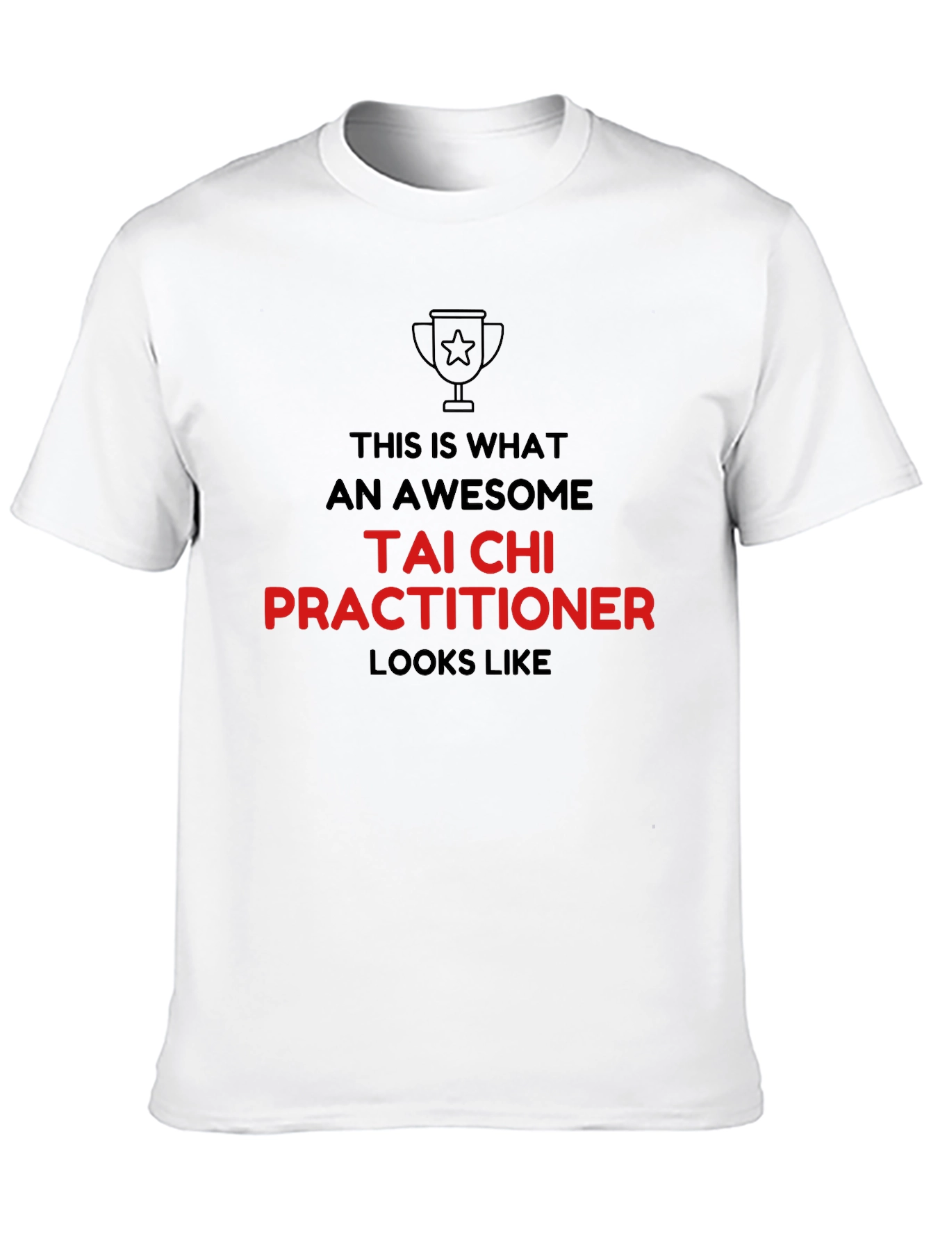 Awesome Tai Chi Practitioner Graphic Tee - Black