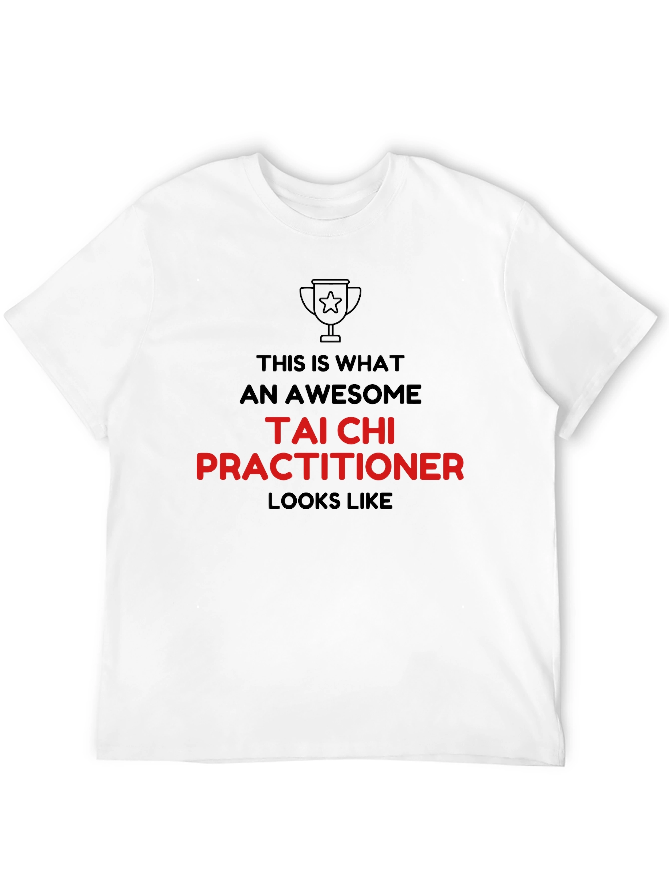 Awesome Tai Chi Practitioner Graphic Tee - Black