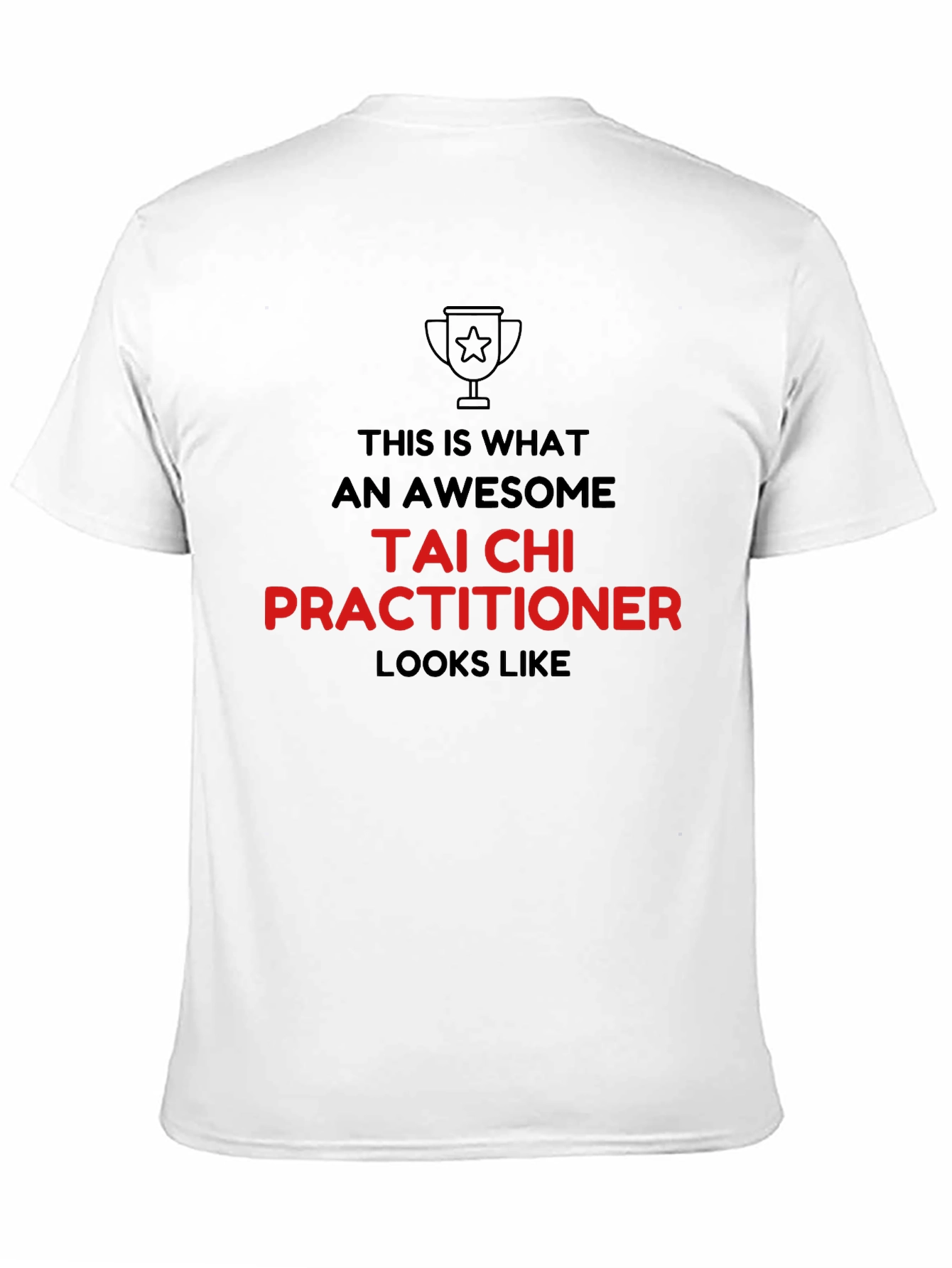 Awesome Tai Chi Practitioner Graphic Tee - Black