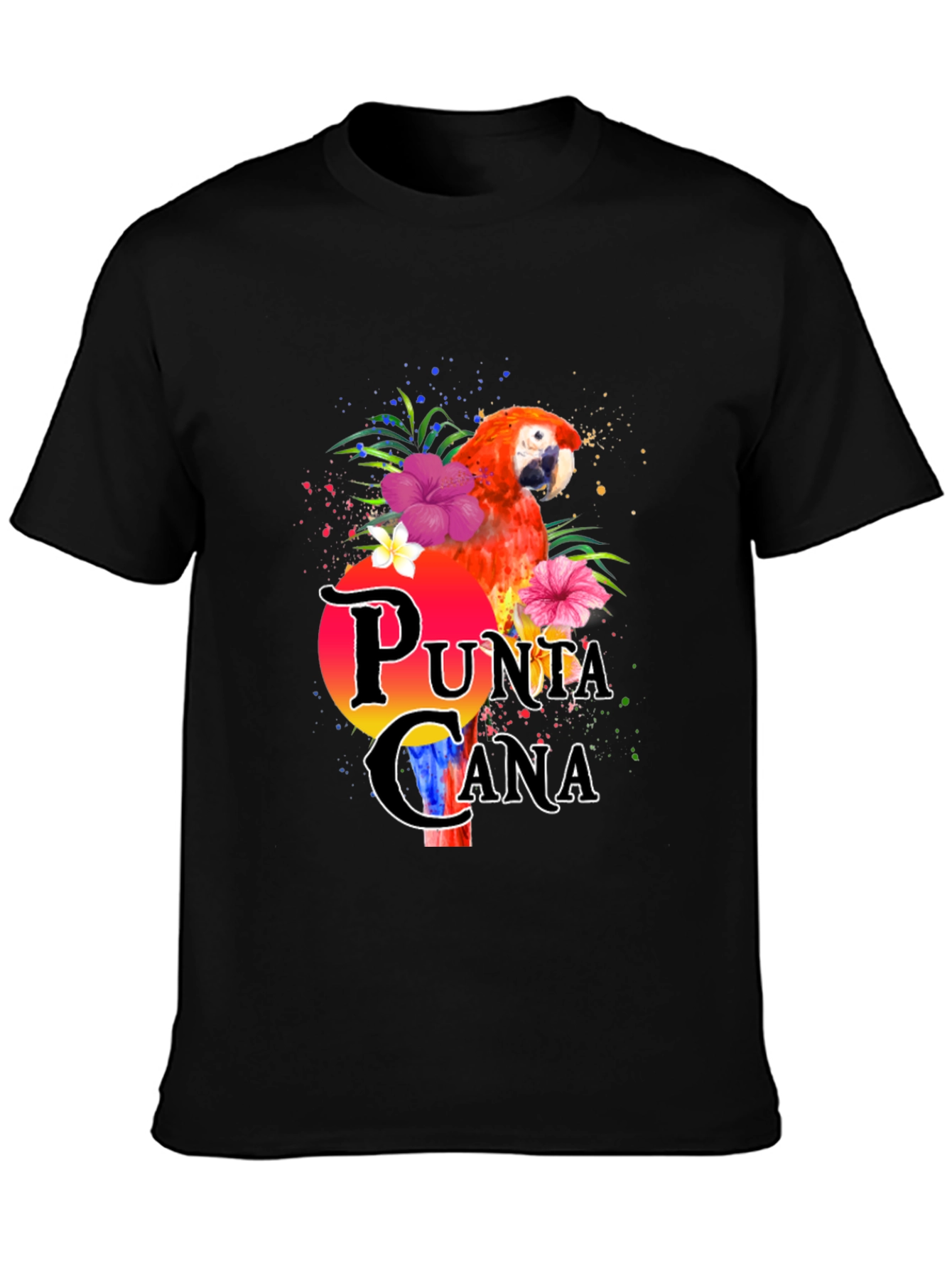 Punta Cana Parrot Graphic T-Shirt