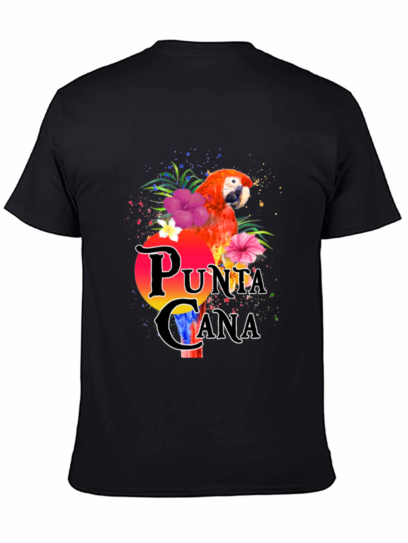 Punta Cana Parrot Graphic T-Shirt