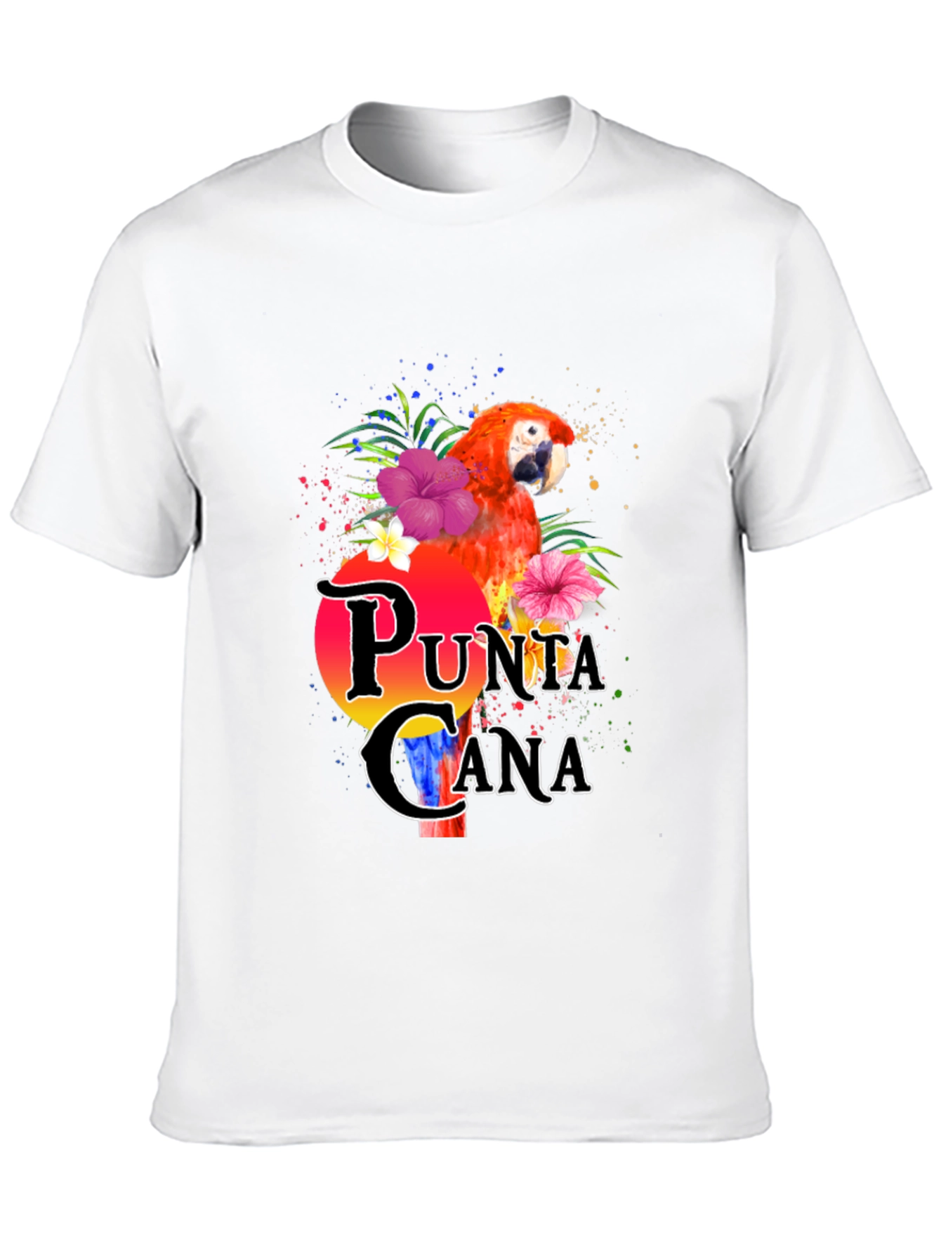 Punta Cana Parrot Graphic T-Shirt