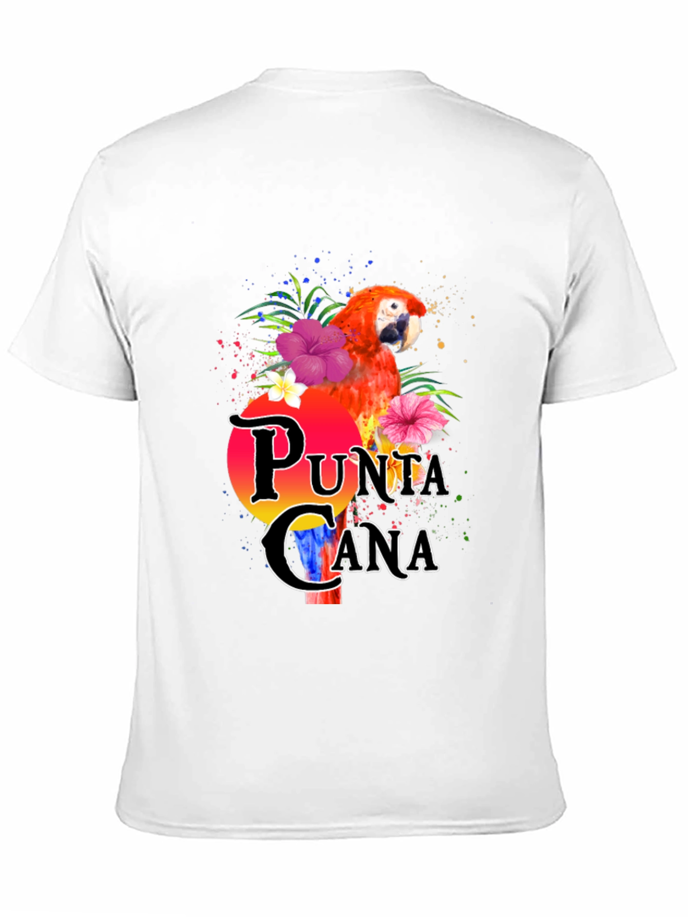 Punta Cana Parrot Graphic T-Shirt