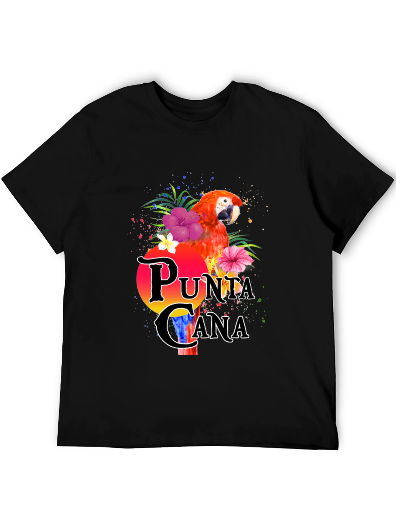 Punta Cana Parrot Graphic T-Shirt