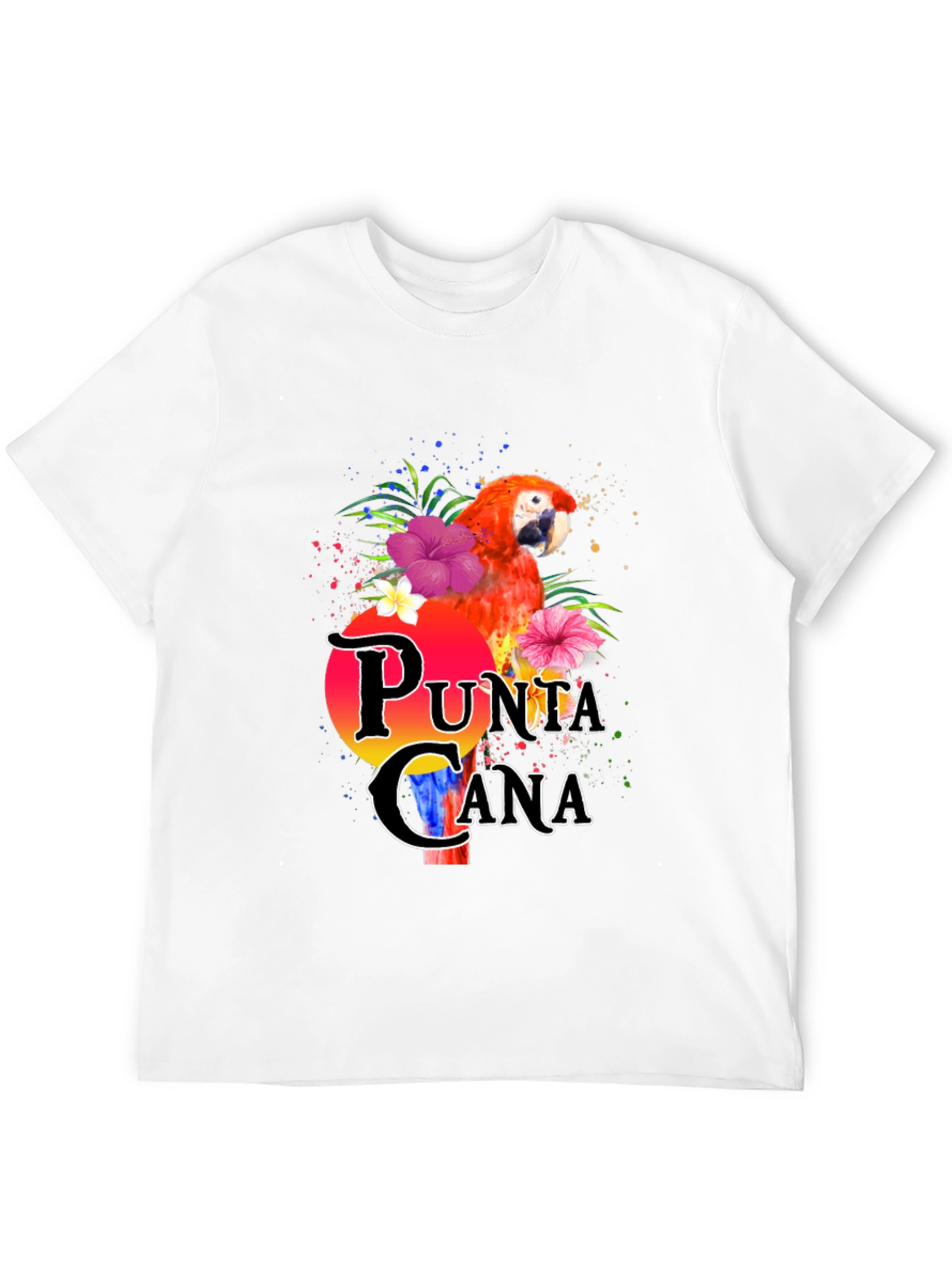 Punta Cana Parrot Graphic T-Shirt