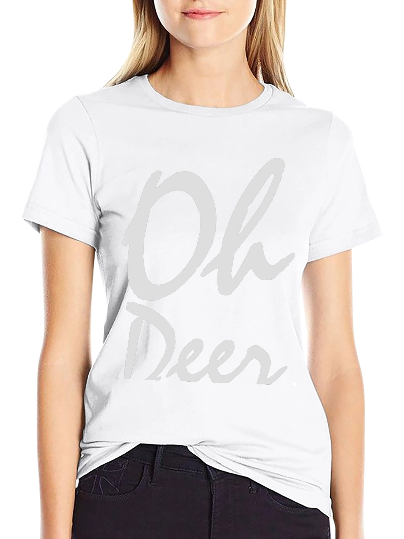 Oh Deer Funny Graphic T-Shirt