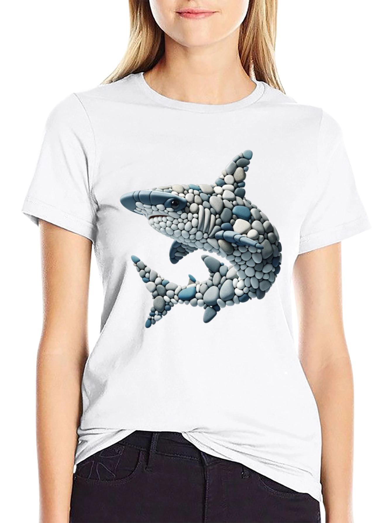 Shark Pebble Graphic T-Shirt