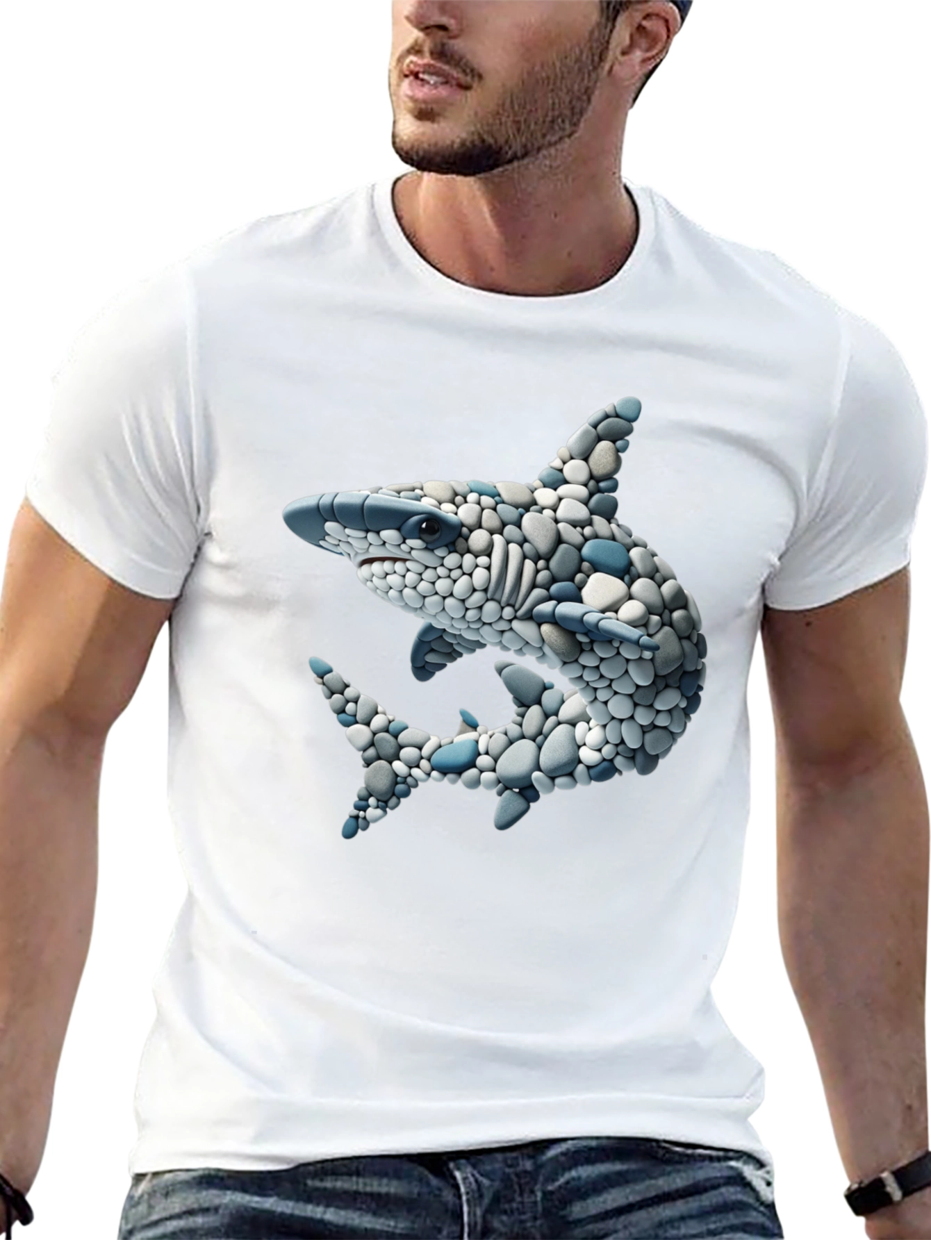 Shark Pebble Graphic T-Shirt