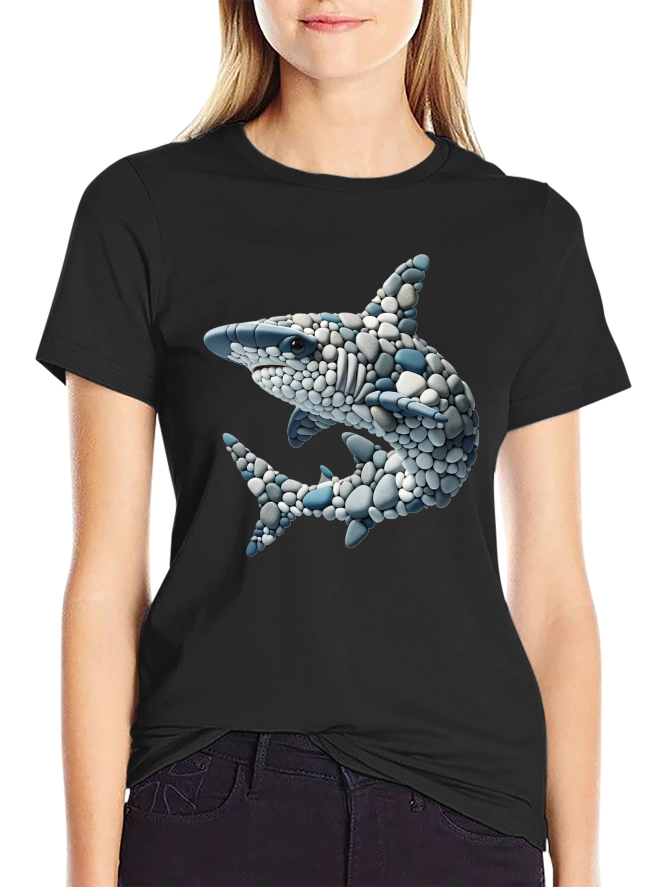 Shark Pebble Graphic T-Shirt