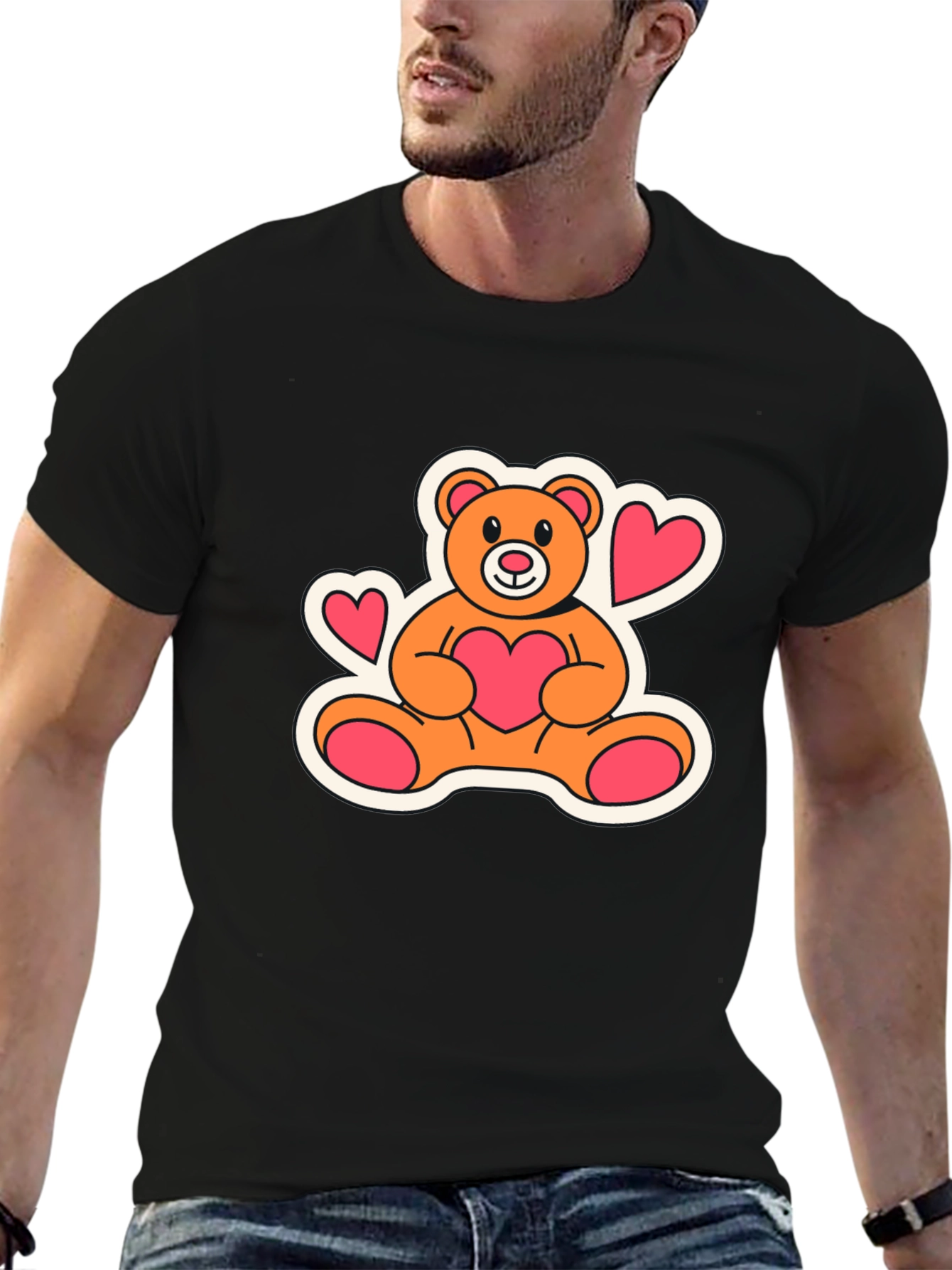 Teddy Bear Heart T-Shirt - Cute & Comfy