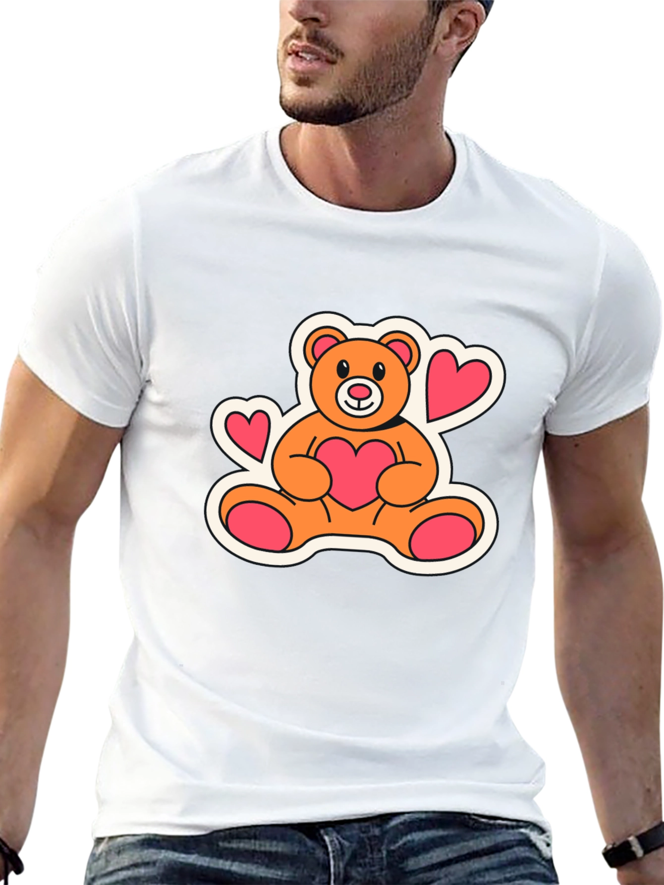 Teddy Bear Heart T-Shirt - Cute & Comfy